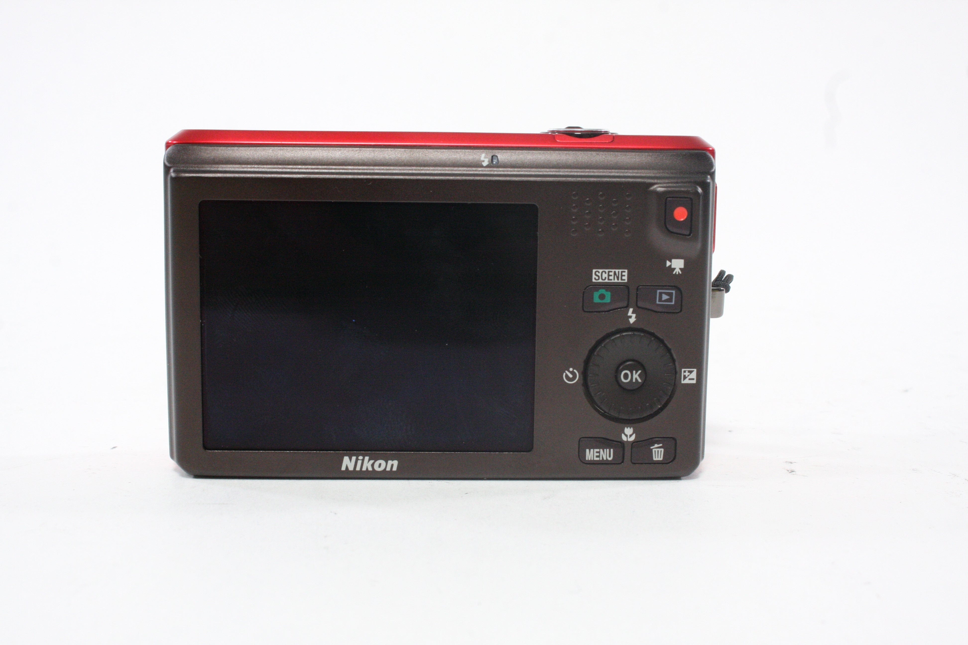 Nikon Coolpix S6300 Digital Point-and-Shoot Camera 10x Zoom 16.0mp (Red) AS-IS