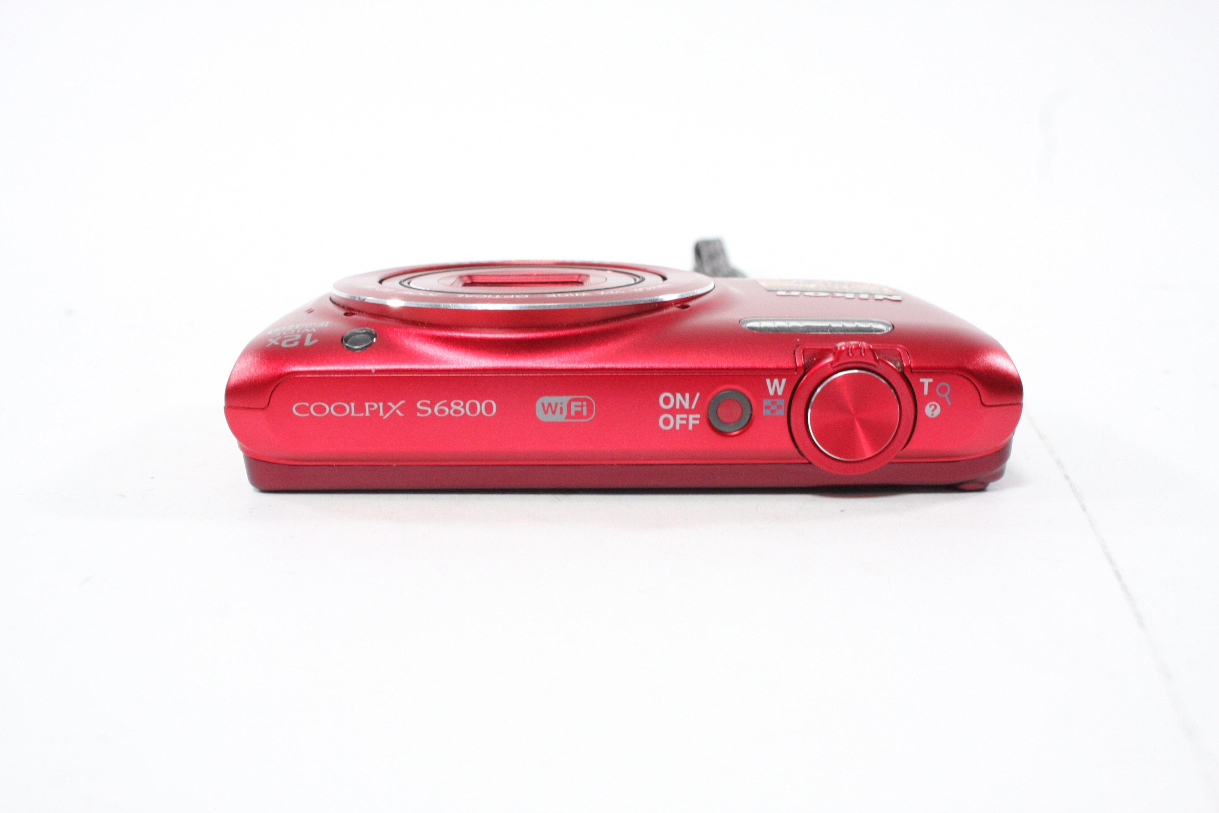 Nikon Coolpix S6800 Digital Point-and-Shoot Camera 12x Zoom 16.0mp (Red)