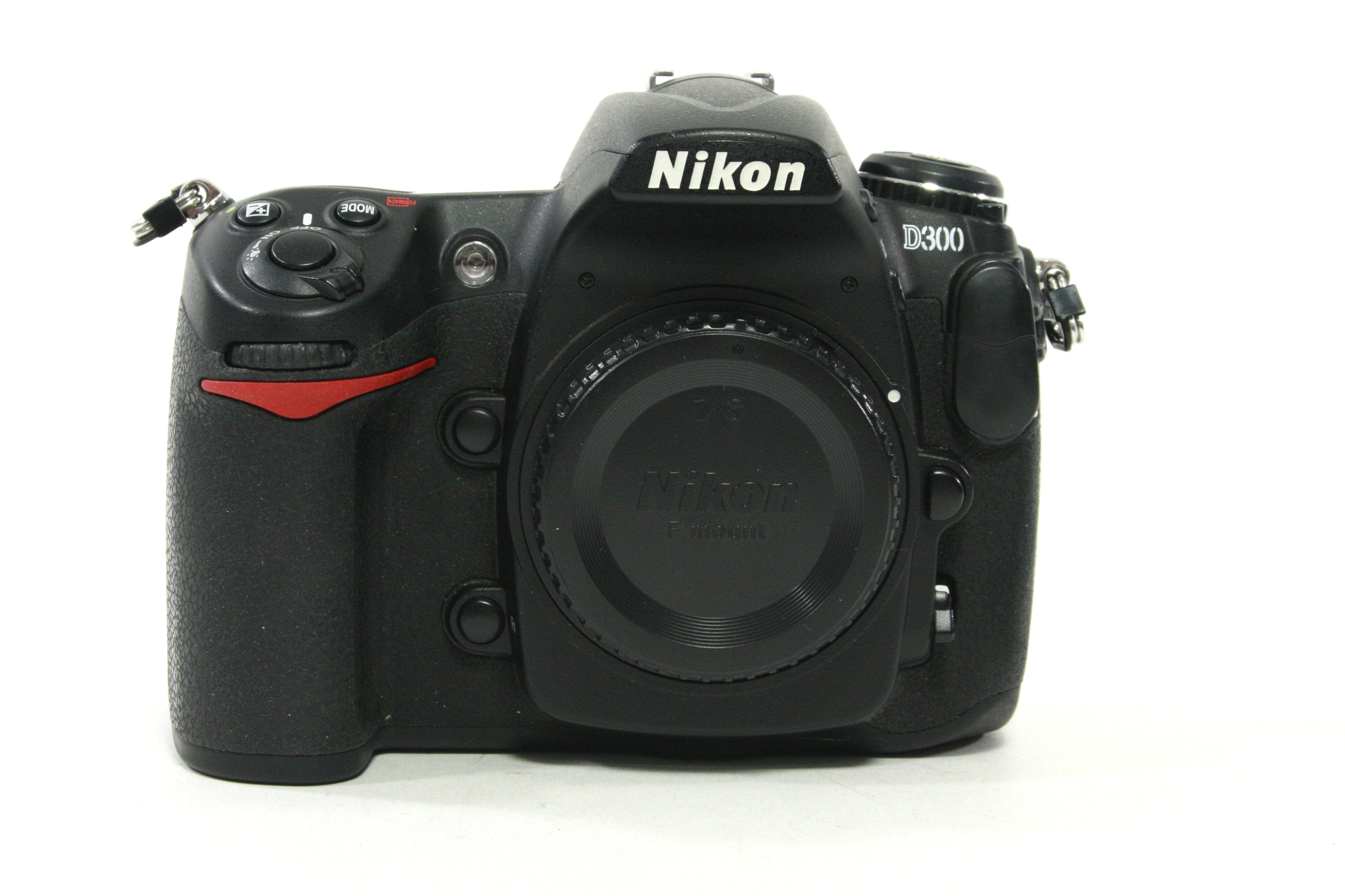 Nikon D300 Digital SLR w Nikon Grip and 2 AA Trays - Shutter Count 9,630