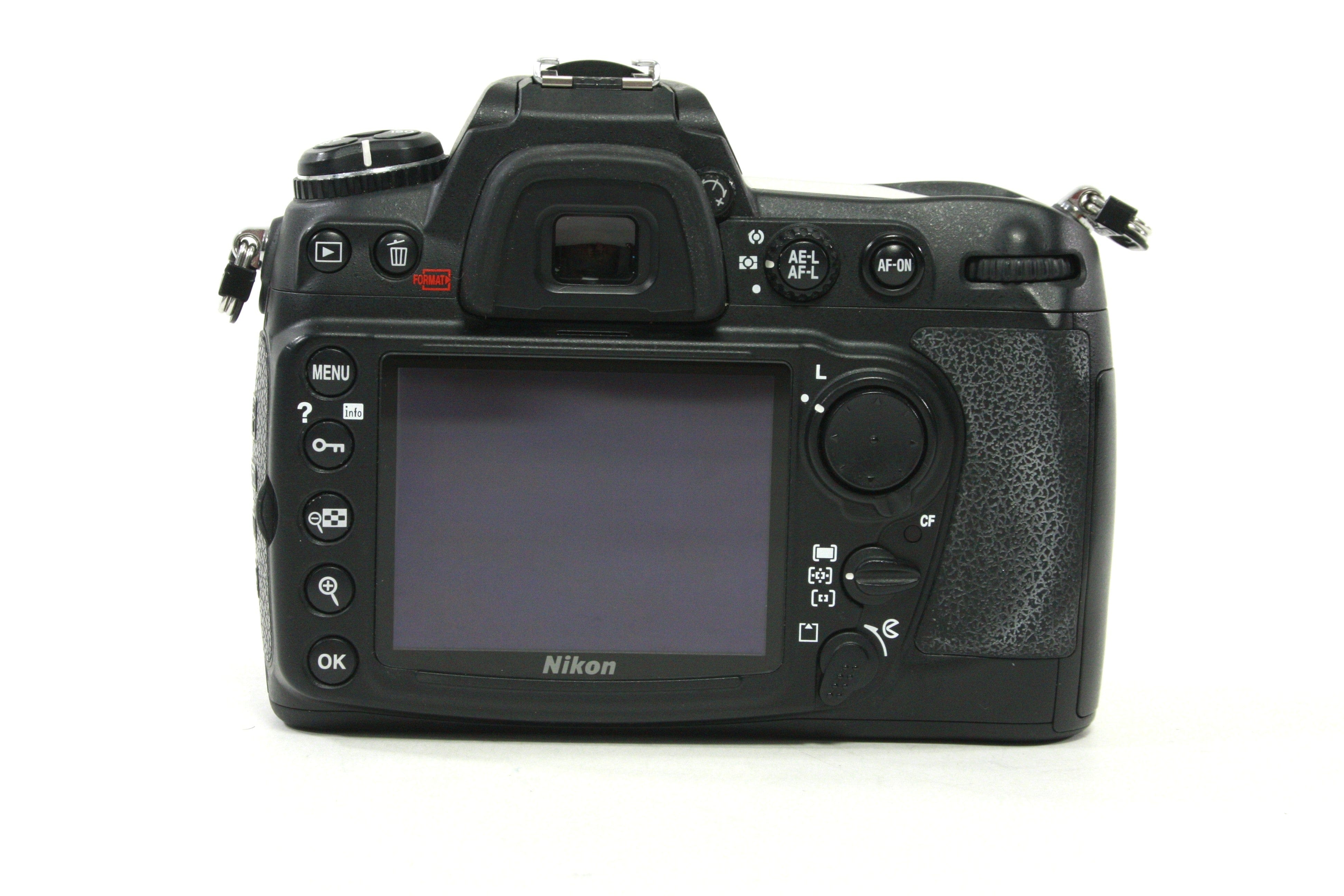 Nikon D300 Digital SLR w Nikon Grip and 2 AA Trays - Shutter Count 9,630