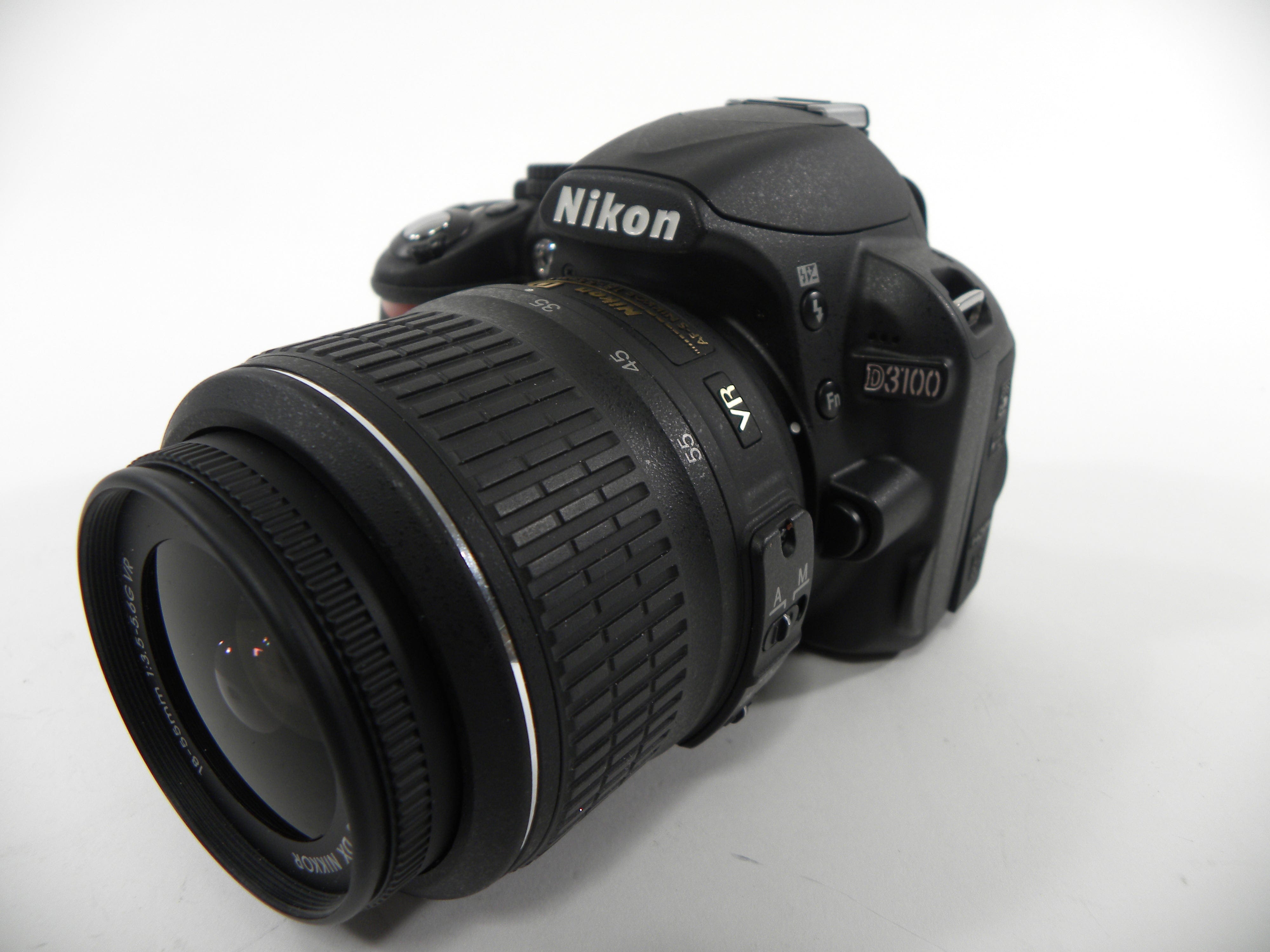Nikon D3100 14.2mp Digital SLR w/AF-S Nikkor 18-55 DX VR Shutter Ct. 2,169