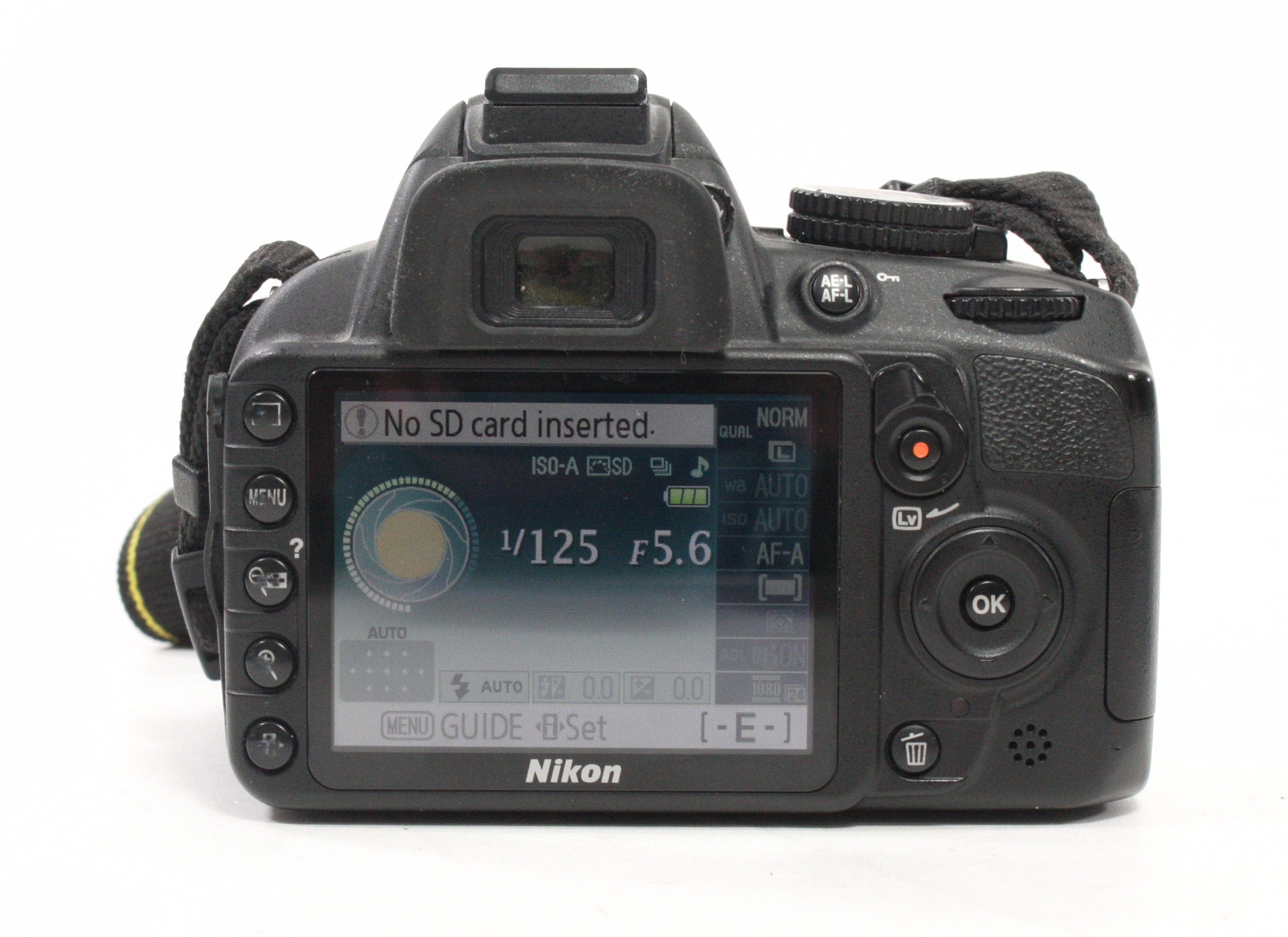 Nikon D3100 Digital SLR with 18-55mm f/3.5-5.6G ED Lens with Shutter Count 11,885