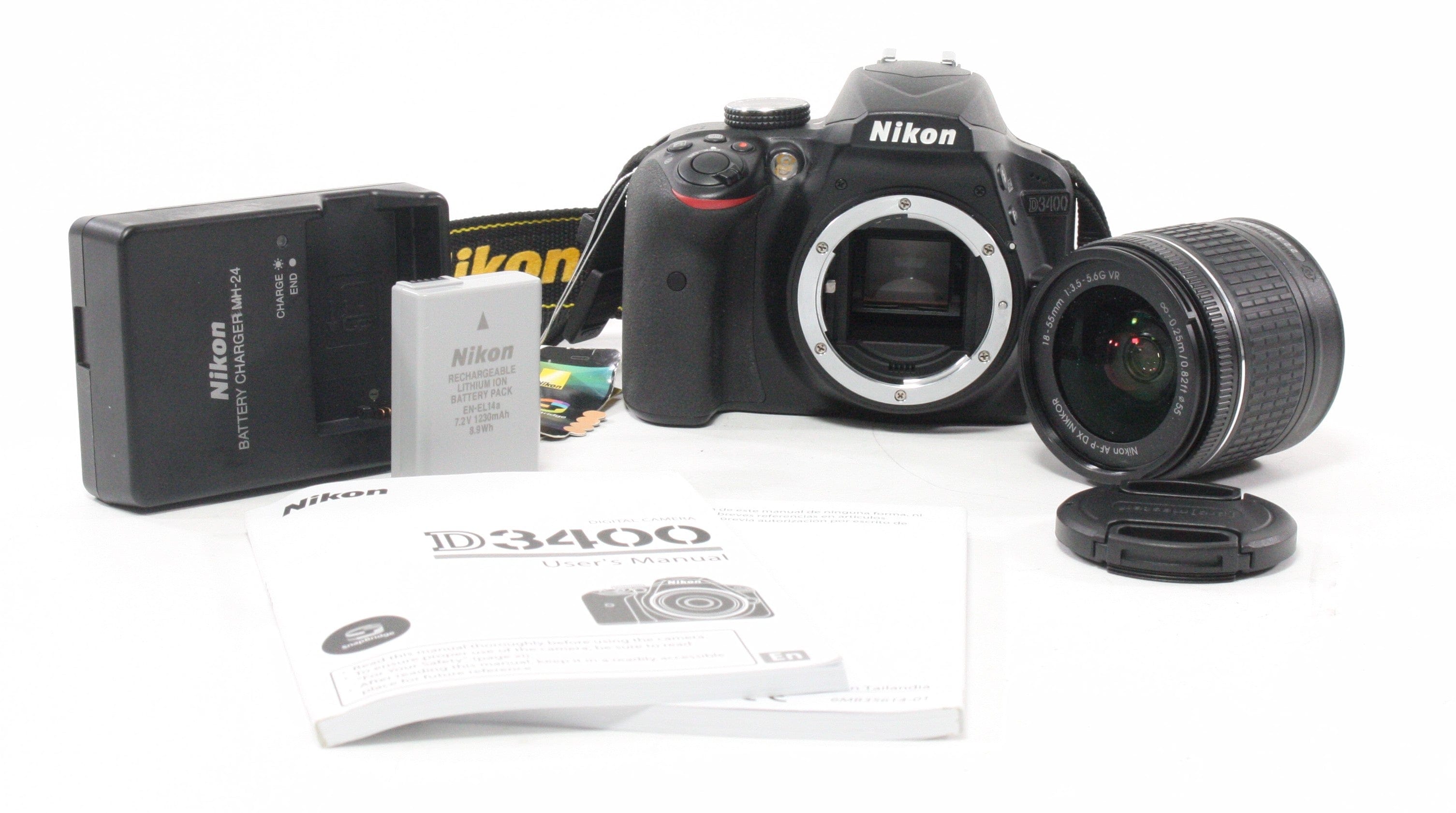 Nikon D3400 with 18-55mm f/3.5-5.6 G lens