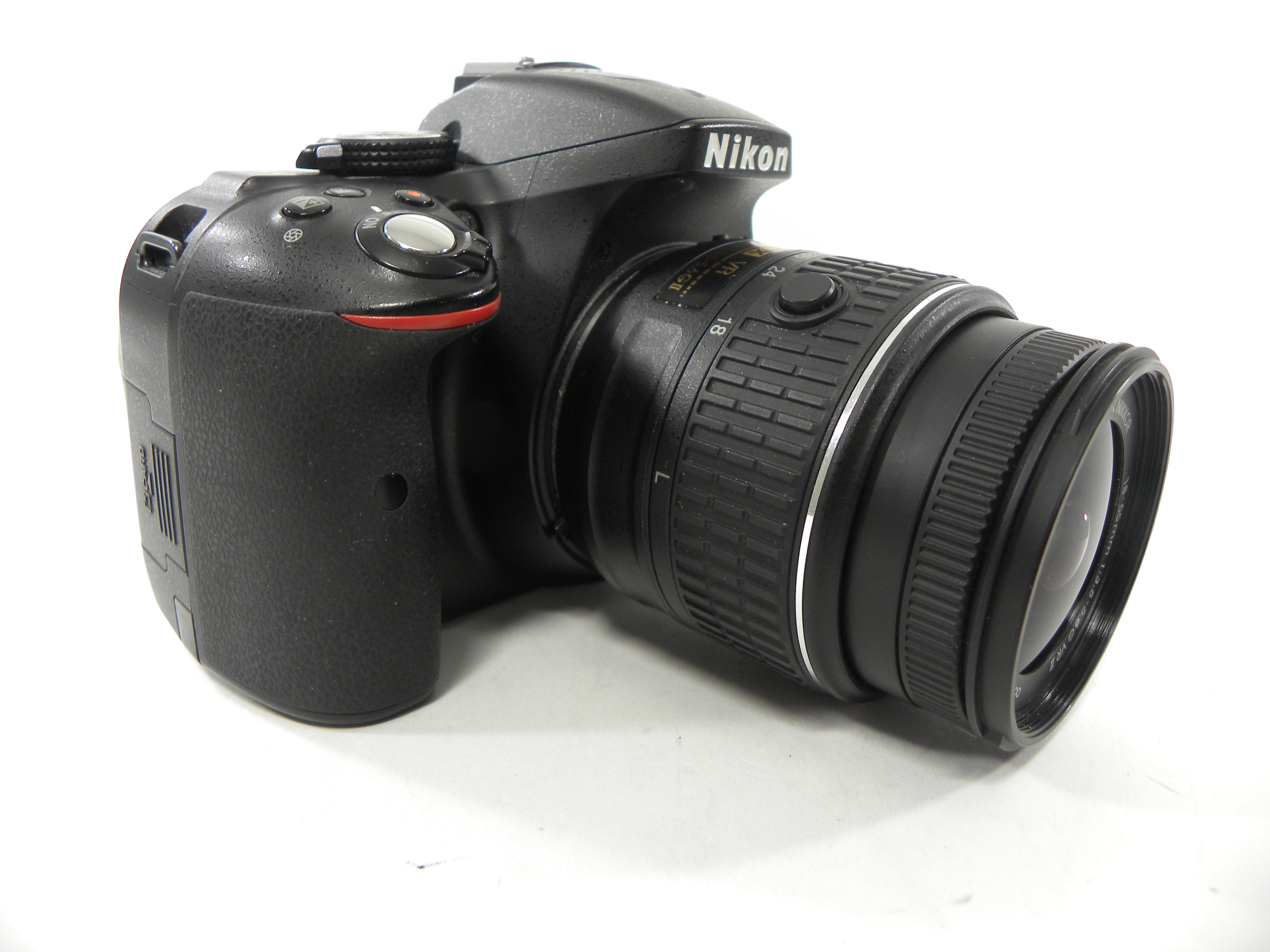 Nikon D5300 24.2mp Digital SLR w/18-55 f/3.5-5.6 DX VR Lens Shutter Ct. 10,590