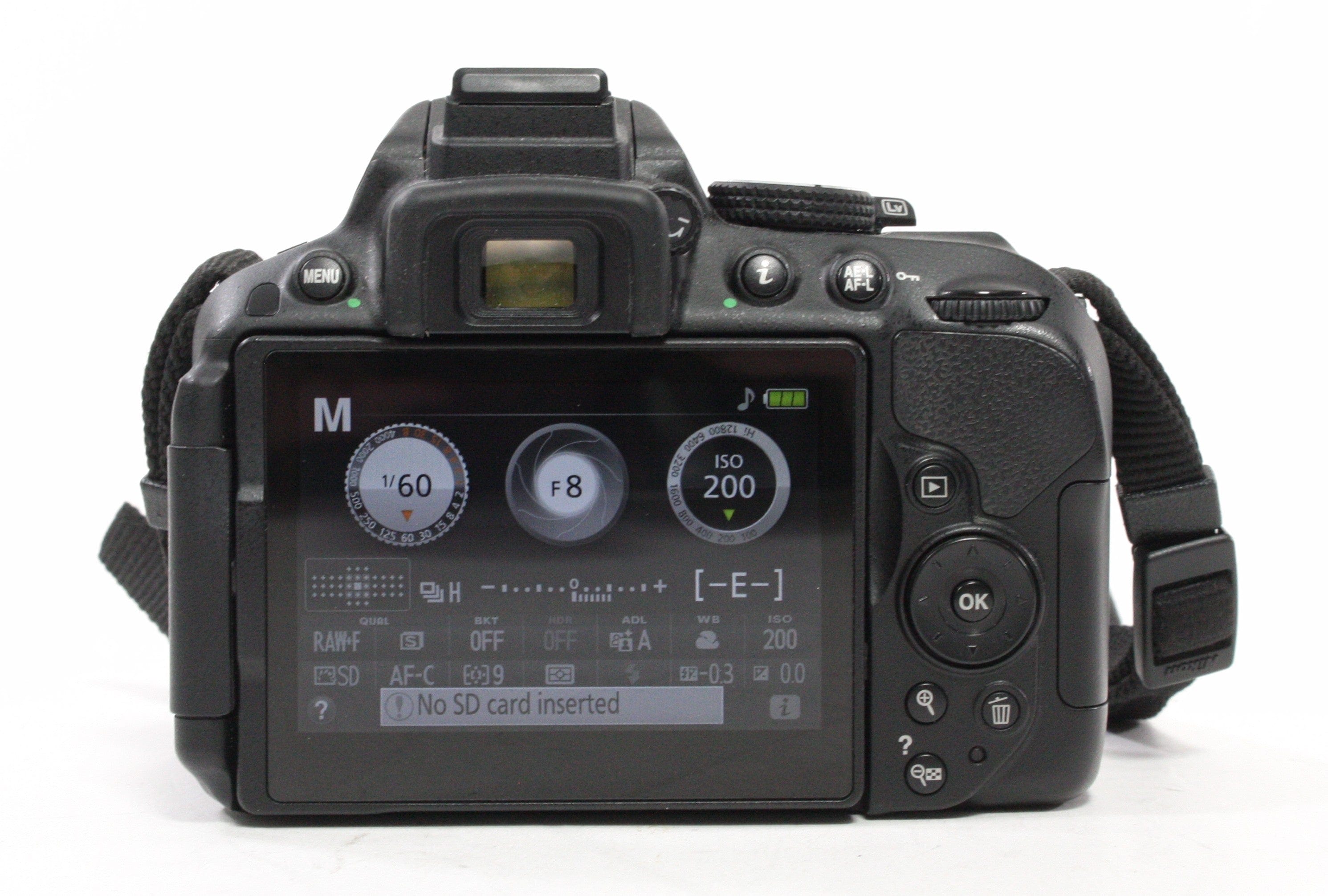 Nikon D5300 Digital SLR with 18-55mm f/3.5-5.6G Lens Shutter Count 3,192