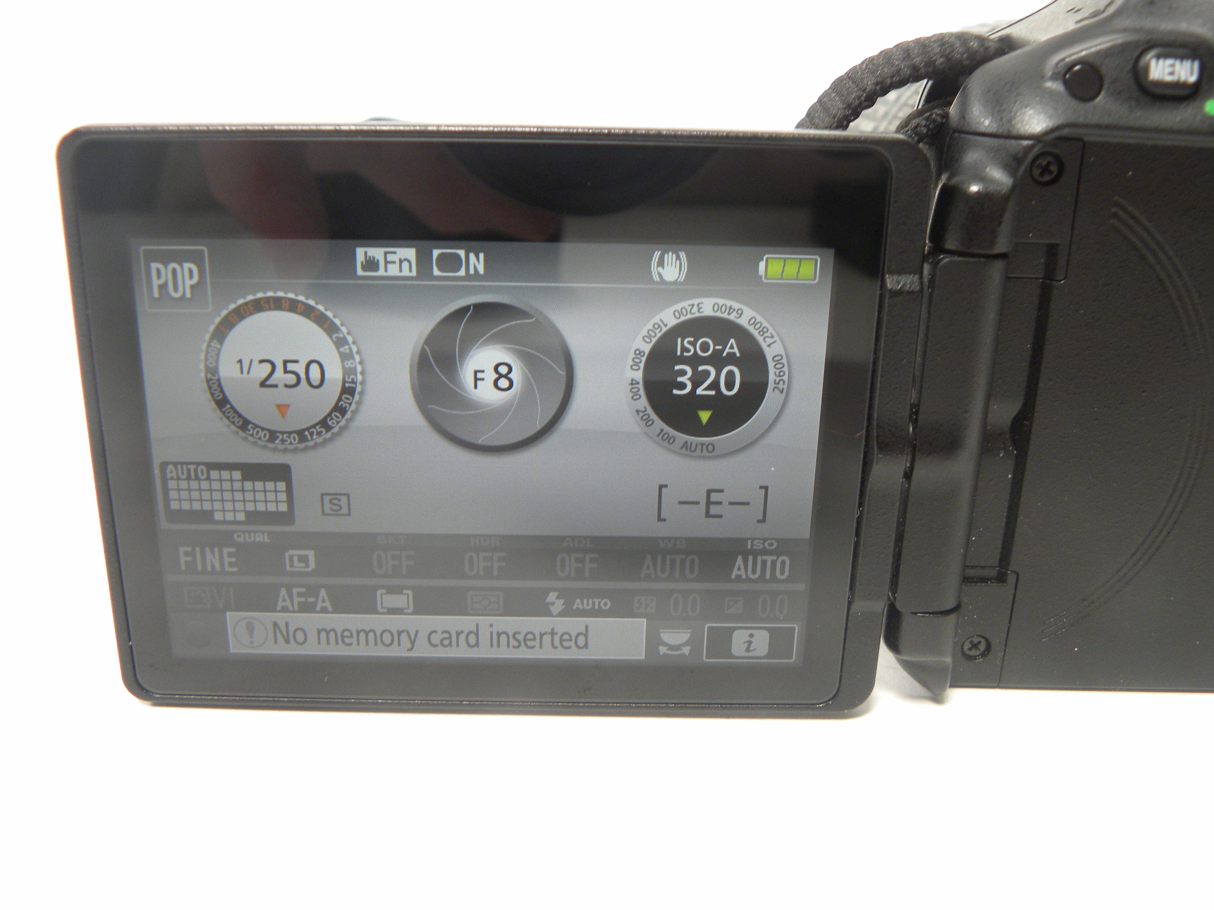 Nikon D5500 24.1mp Digital SLR w/Nikkor AF-S 18-105mm  S/C 3,777