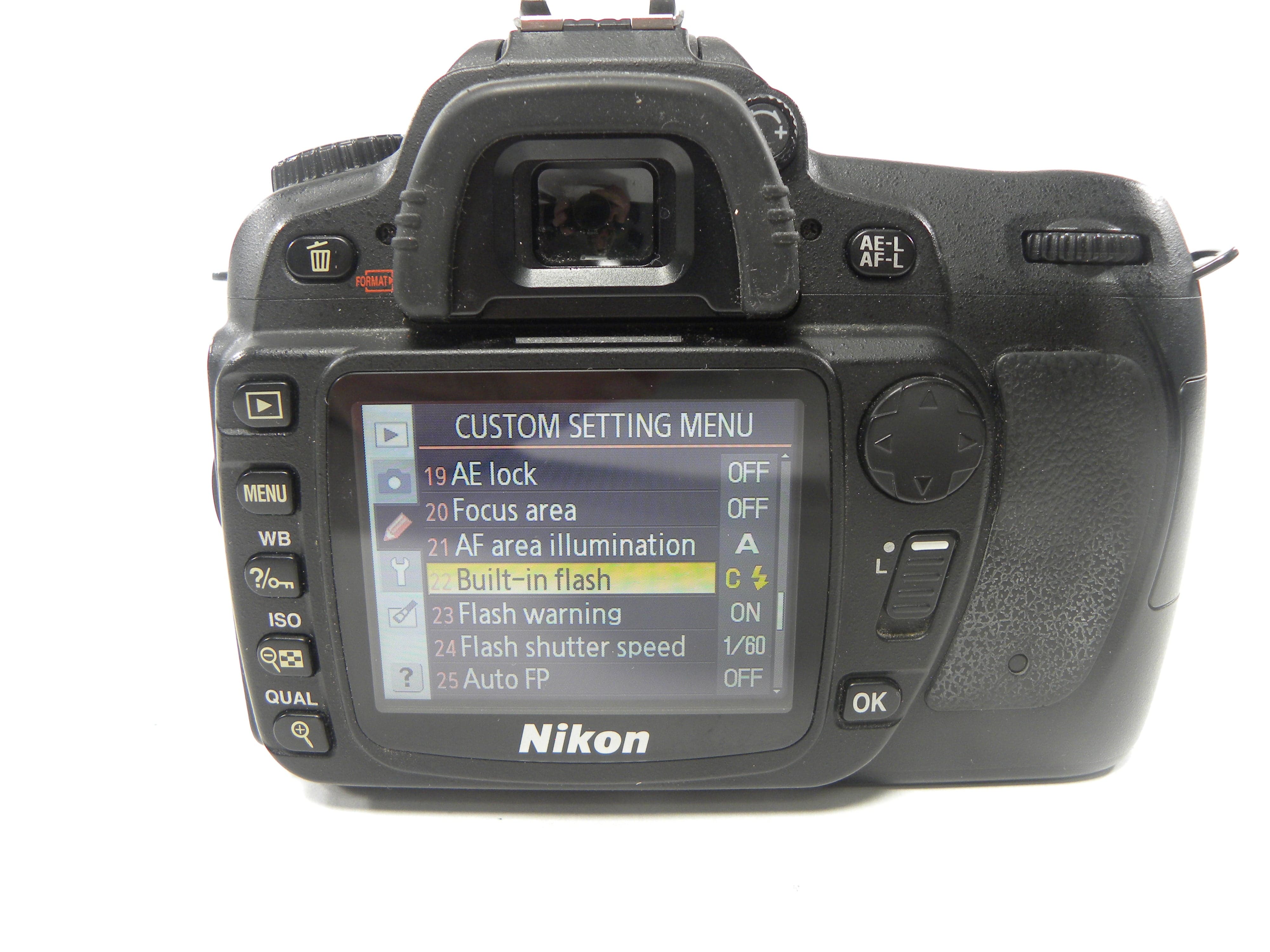 Nikon D80 10.2mp Digital SLR camera Body Only Shutter Ct. 12,683
