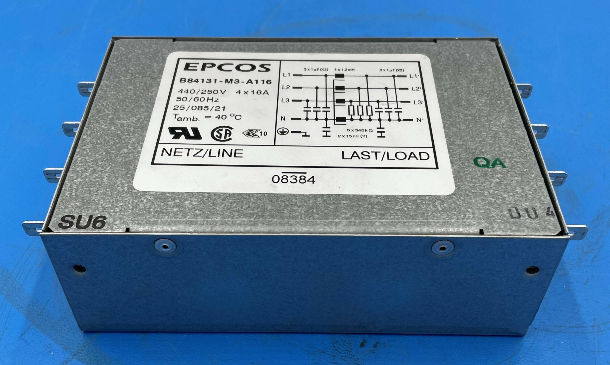 NOISE FILTER ( 04690707/B84131-M3-A116 SIEMENS