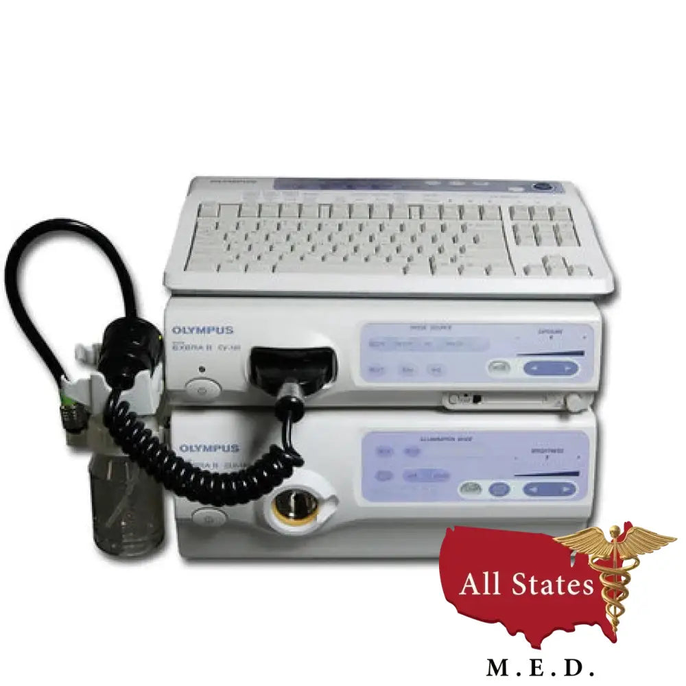 Olympus 180 Endoscopy Tower, CV-180, CLV-180, MAJ-1430 Pigtail - Refurbished