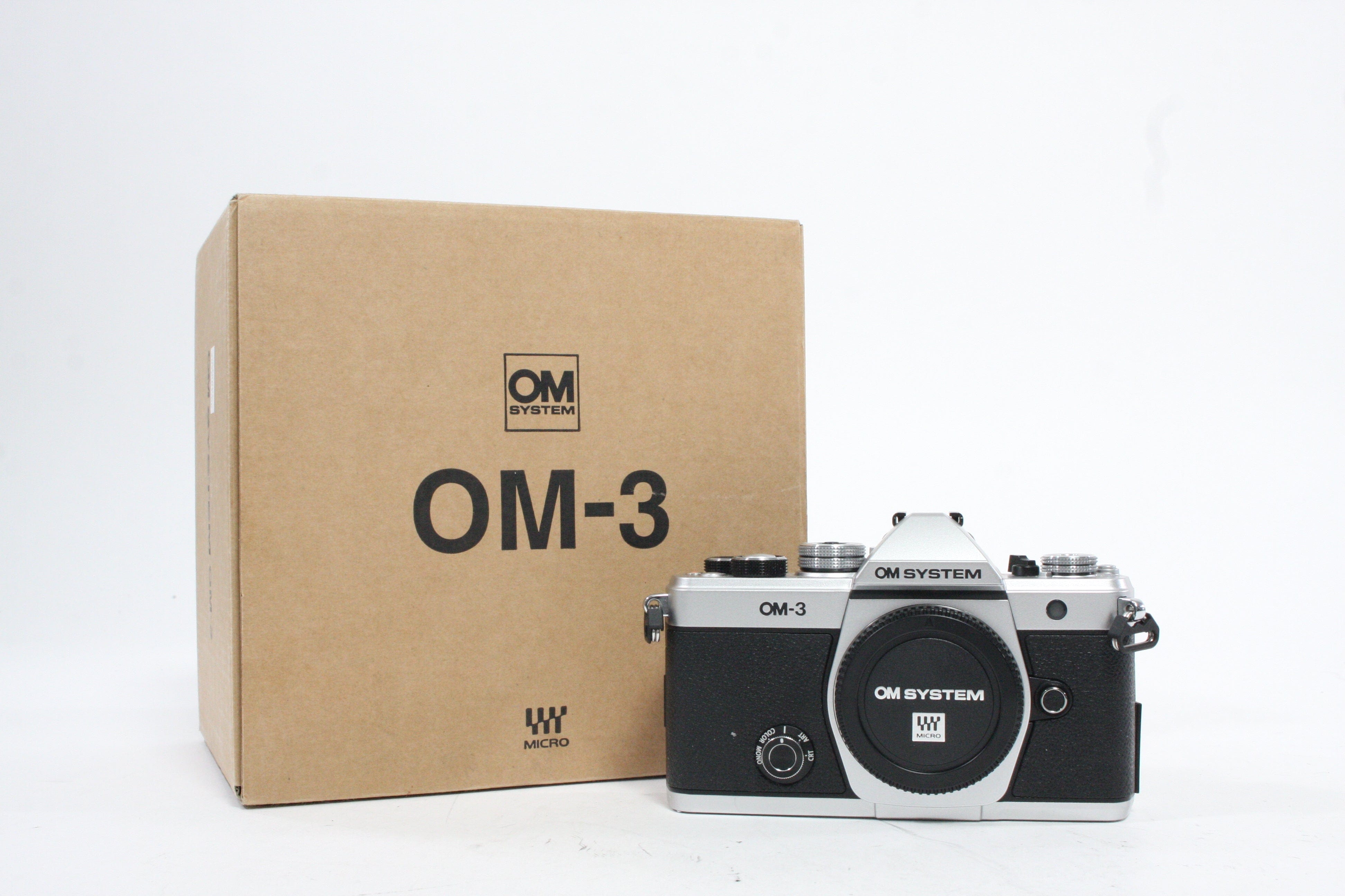 Olympus OM-3 Mirrorless Digital Camera with a Shutter Count of 3,059