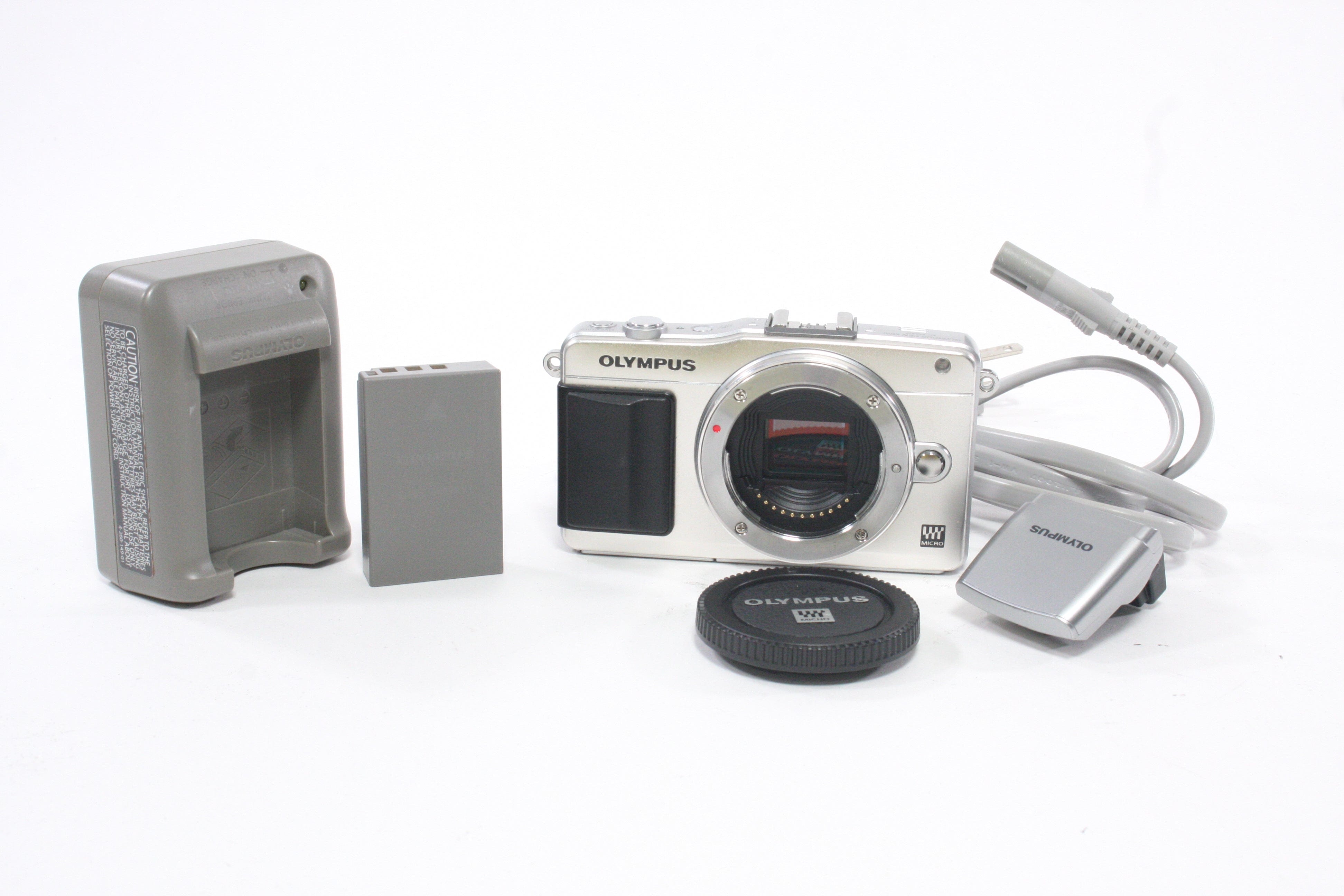 Olympus Pen Mini E-PM2 Digital Mirrorless Camera with Flash Shutter Count 4,448