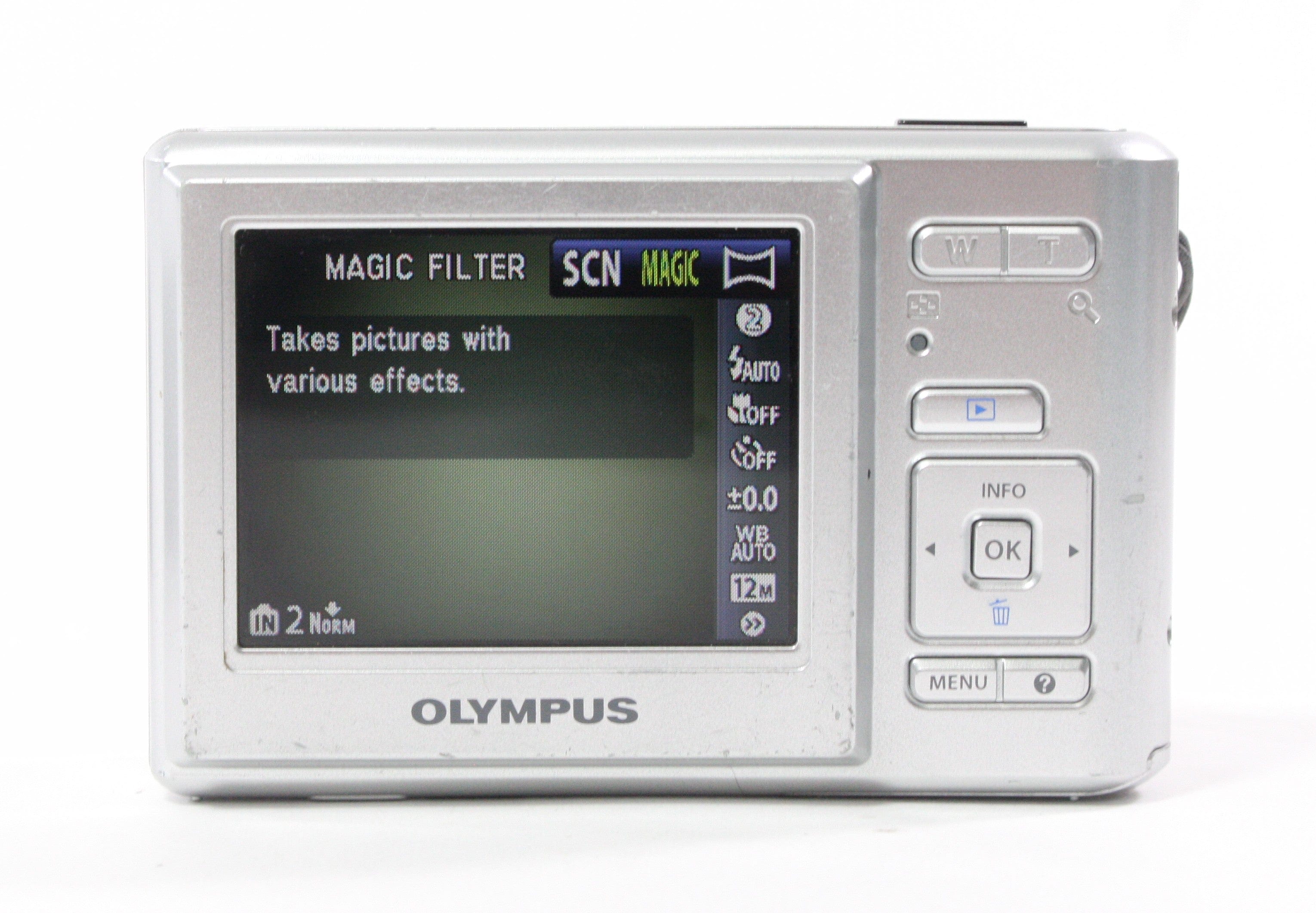 Olympus T-100 Digital Camera 3x Zoom 12mp