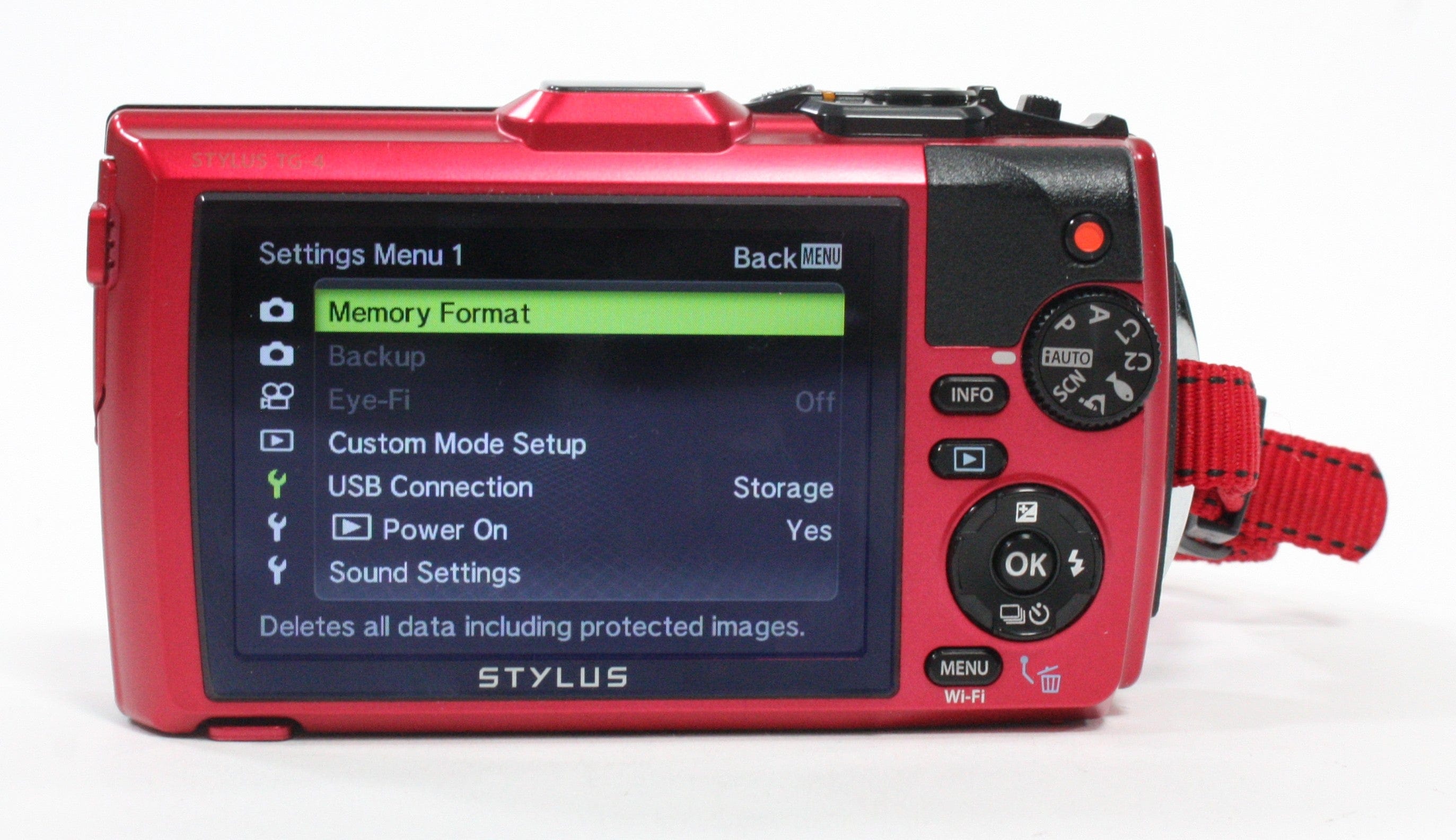 Olympus Tough Stylus TG4 4x zoom 4.5-18.0mm (Waterproof)