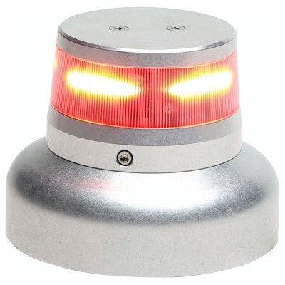Whelen ORION 360 Red LED Beacon 28 VDC, 3.75"" Base Lower Mount 01-0772010-13