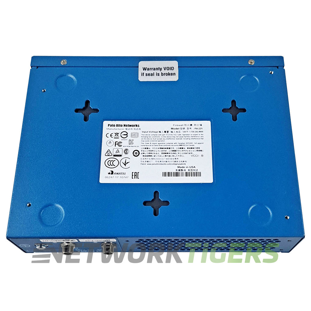 NEW Palo Alto PA-220 Next Generation 500 Mbps 8x 1GB RJ45 Firewall
