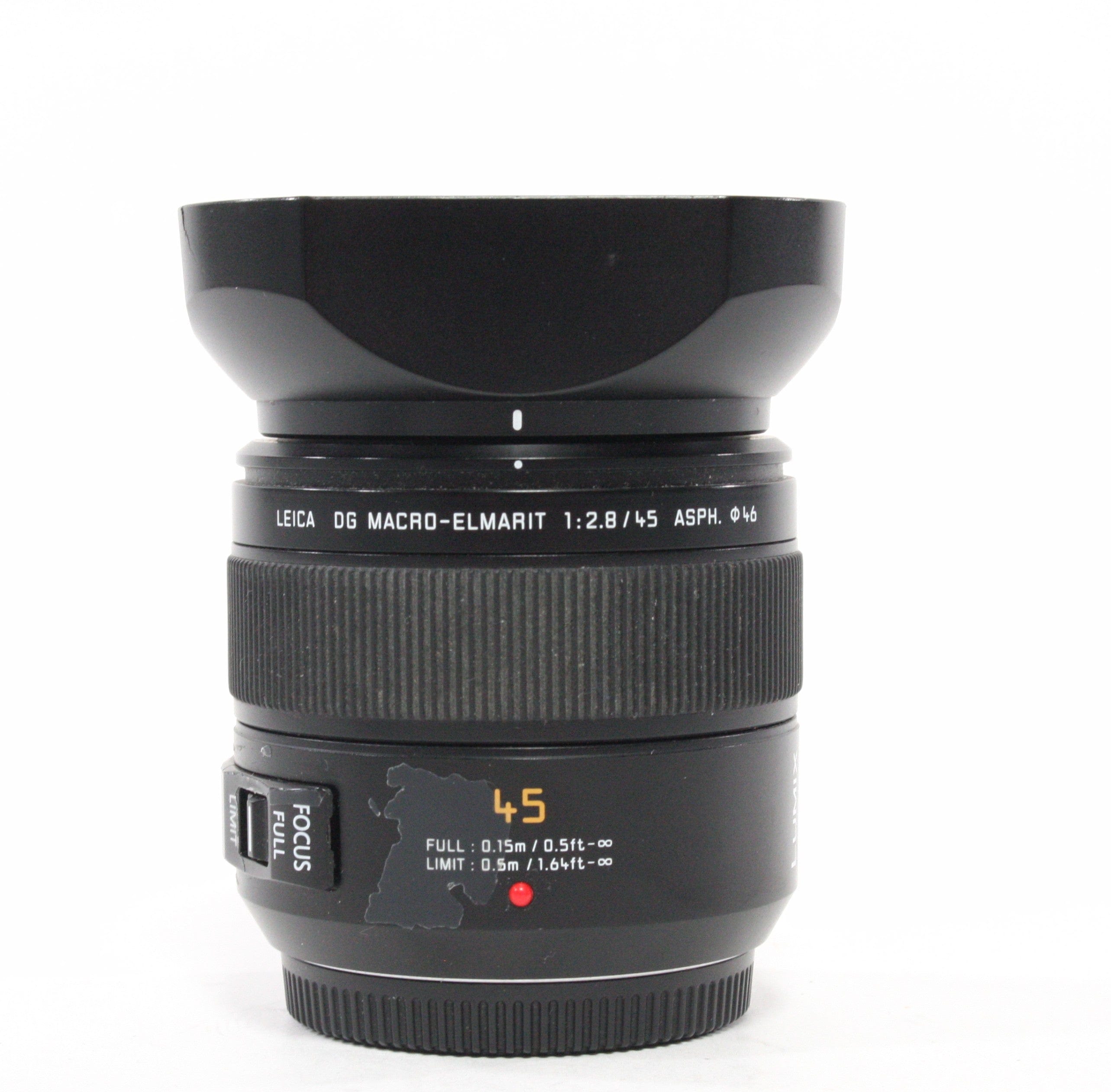 Panasonic 45mm f/2.8 Lumix DG Macro-Elmarit Lens for Micro 4/3 Mount