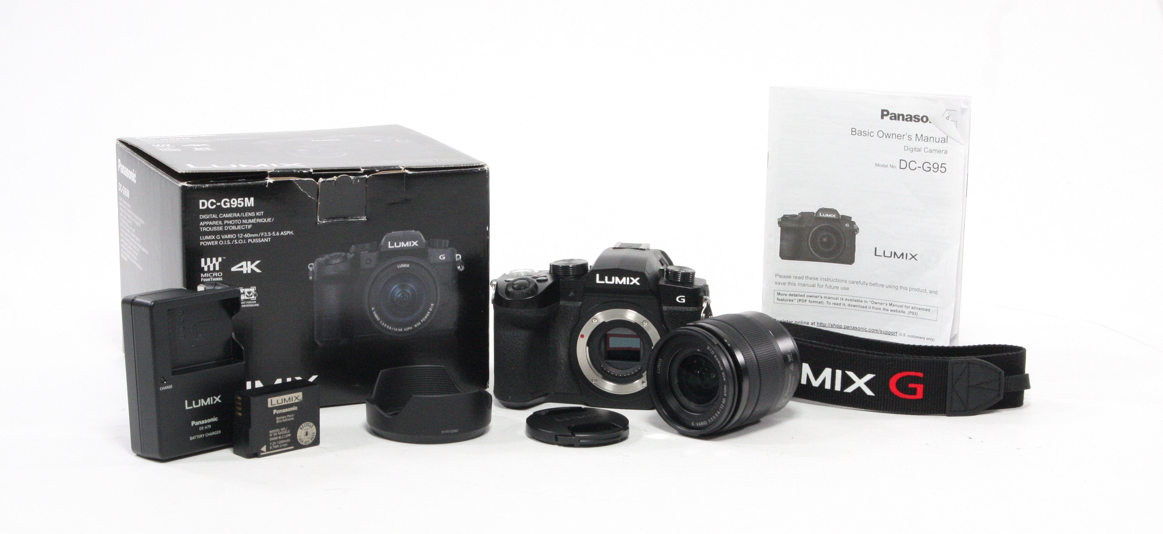Panasonic Lumix DC-G95 Mirrorless Digital Camera with 12-60mm f/3.5-5.6 Lens