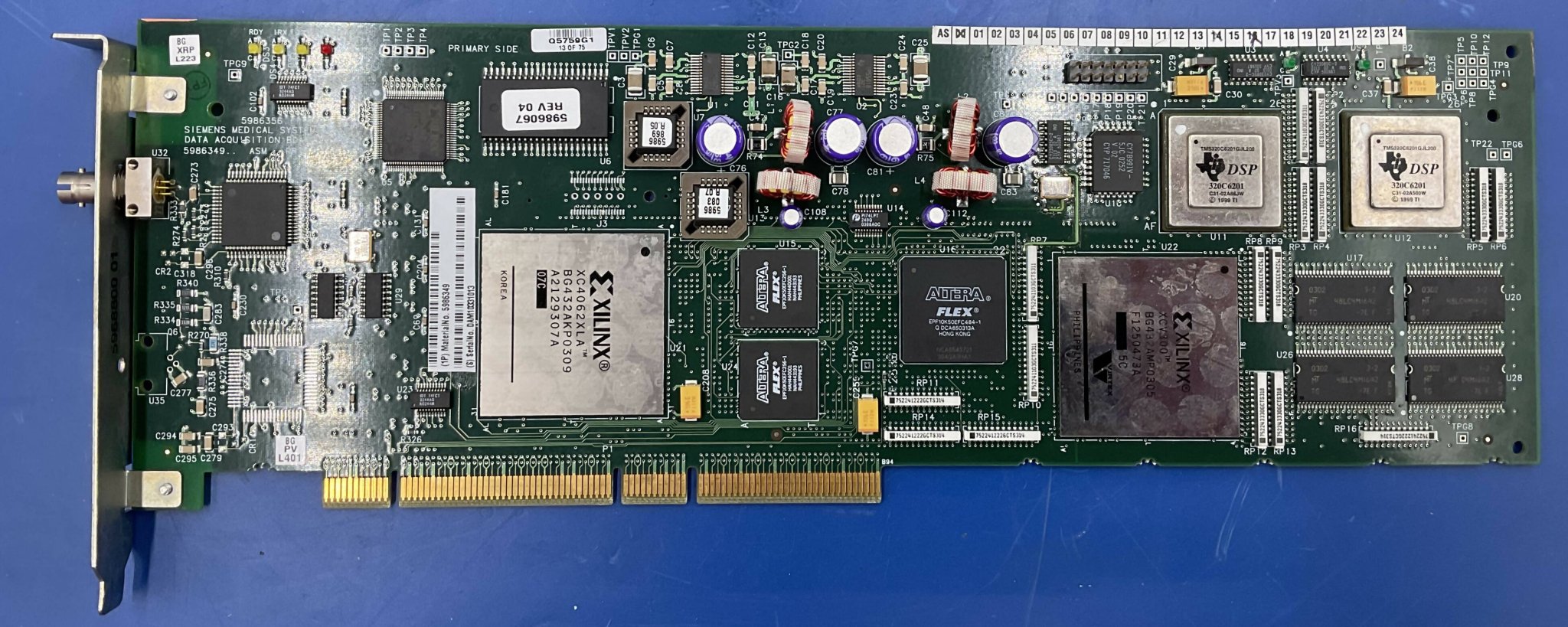 Siemens 5986349 - PCA DAM1 Data Acquisition Board Side View | Alo Tech Solutions