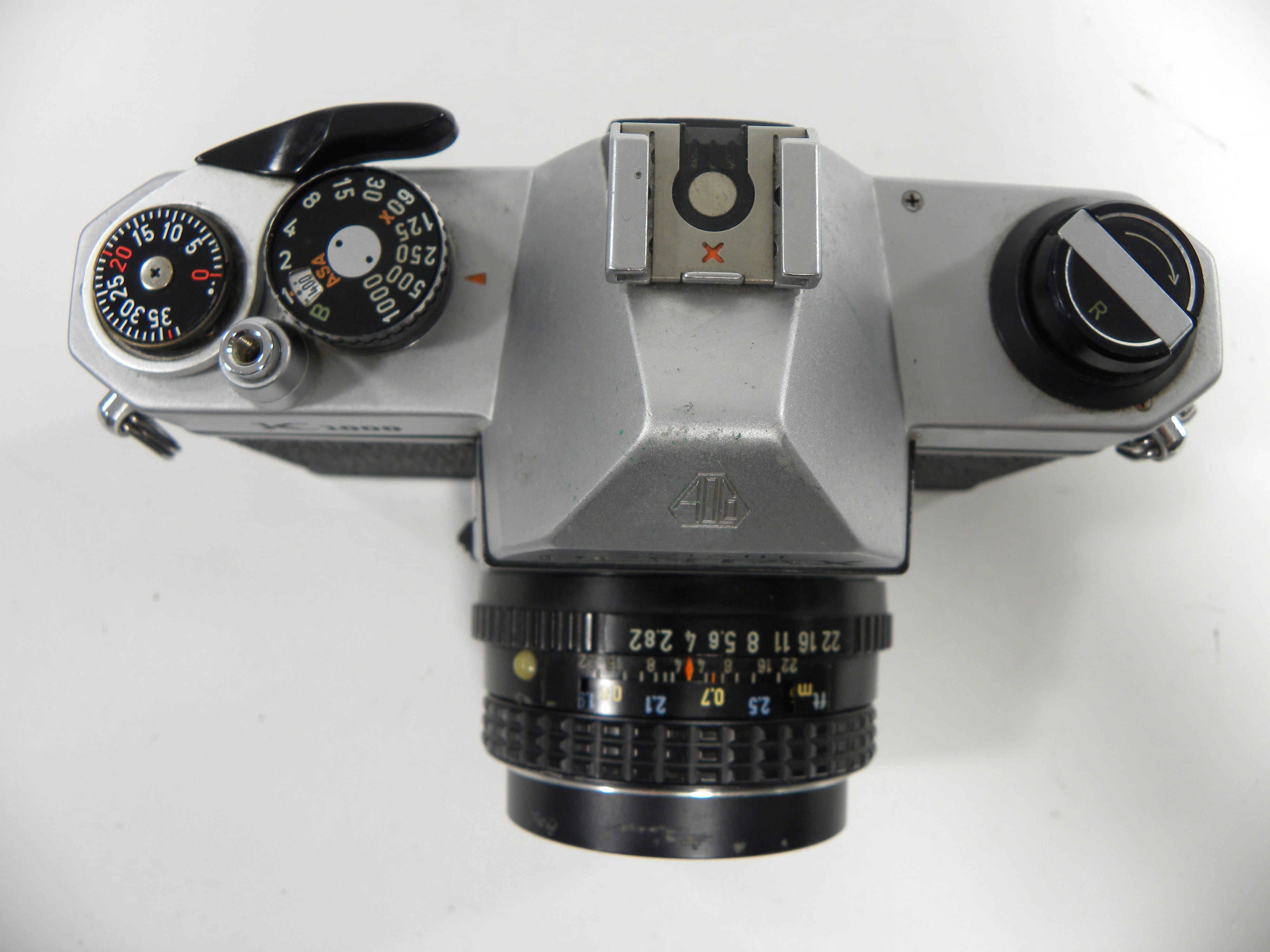 Pentax K-1000 35mm SLR w/Pentax-M  SMC 50mm f2 AS IS  (parts)