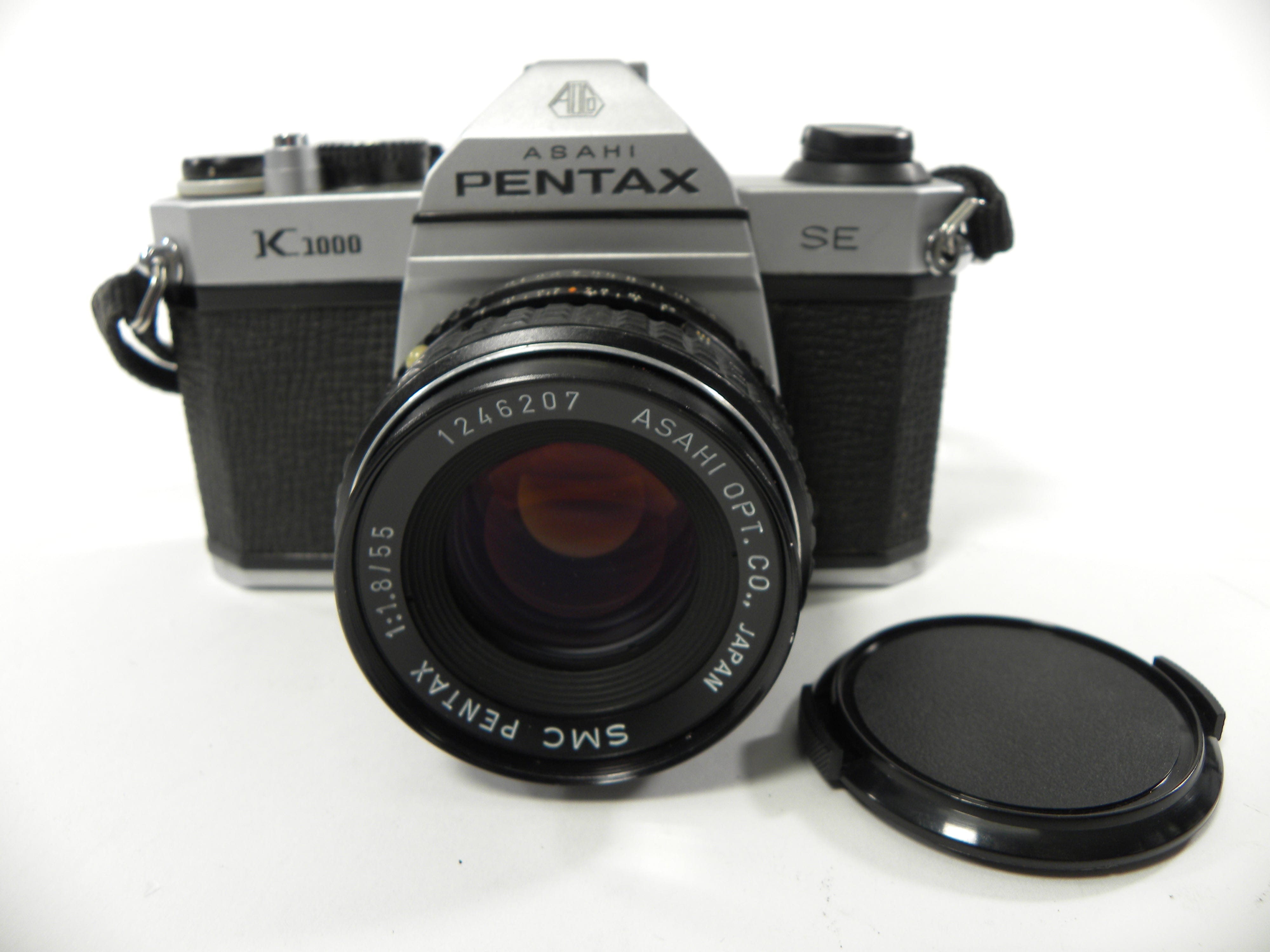 Pentax K-1000 SE 35mm SLR w/SMC Pentax 55mm f1.8