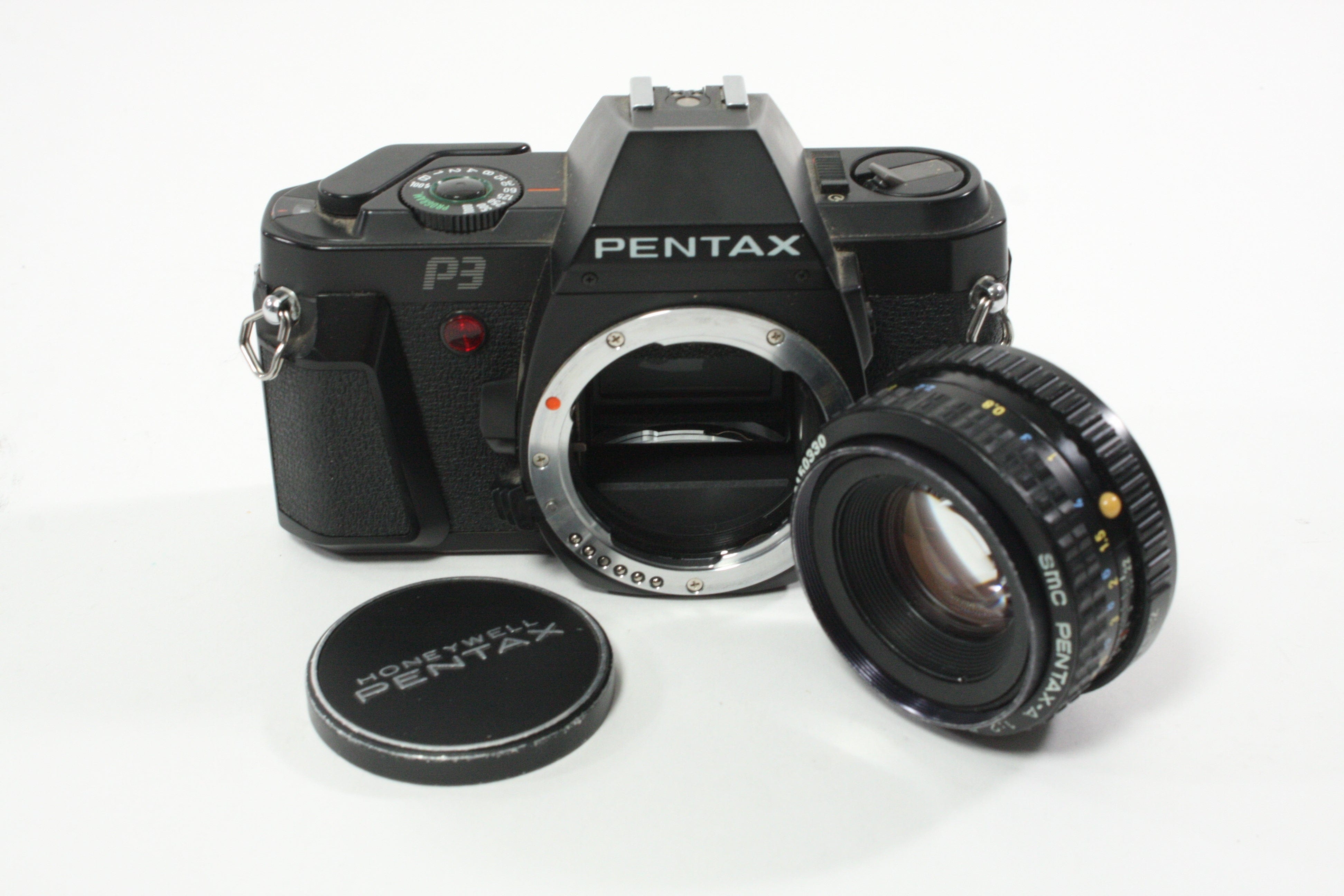 Pentax P3 35mm SLR Camera with SMC Pentax-A 50mm f/2.0 Lens