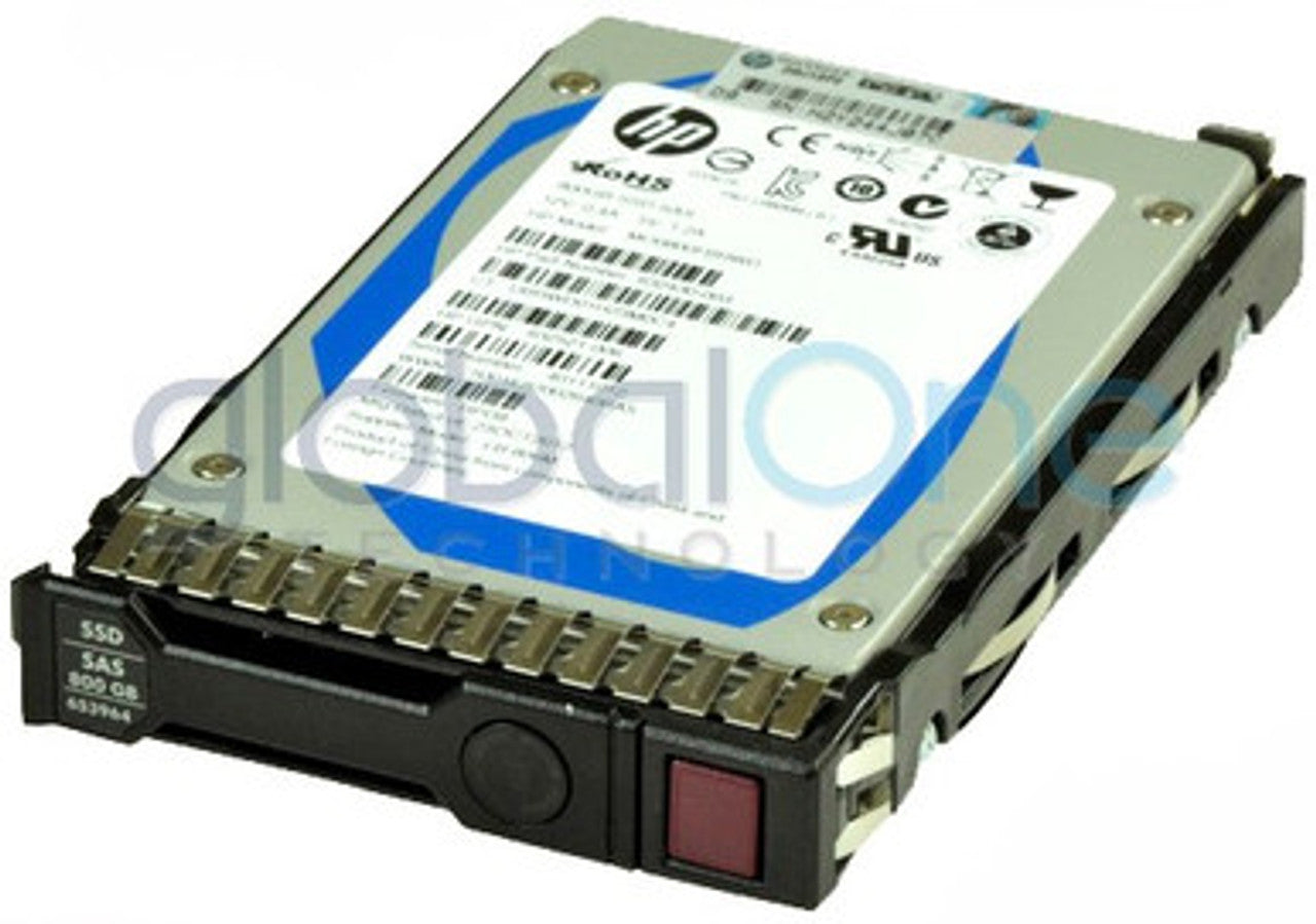 MO0800FBRWD HPE 800GB 6G SAS MLC 2.5" SFF SC Enterprise Mainstream Solid State Drive (Option Part #: 653109-B21