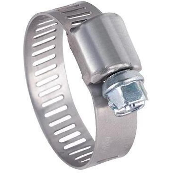 Seachoice 50-23363 Plated Screw Hose Clamps, 5/16" Band, Size #6, 10/Bx