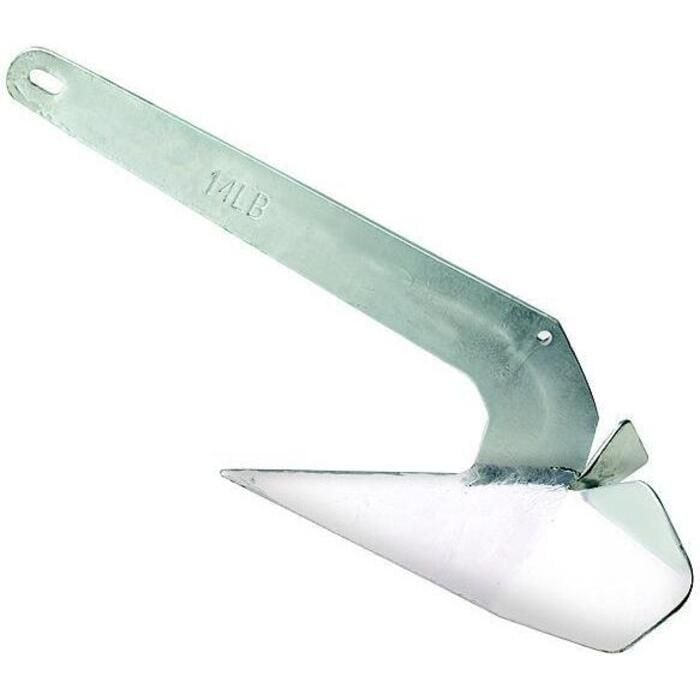 Seachoice 41540 Hot Dipped Galvanized Plow Anchor, 14 lbs.