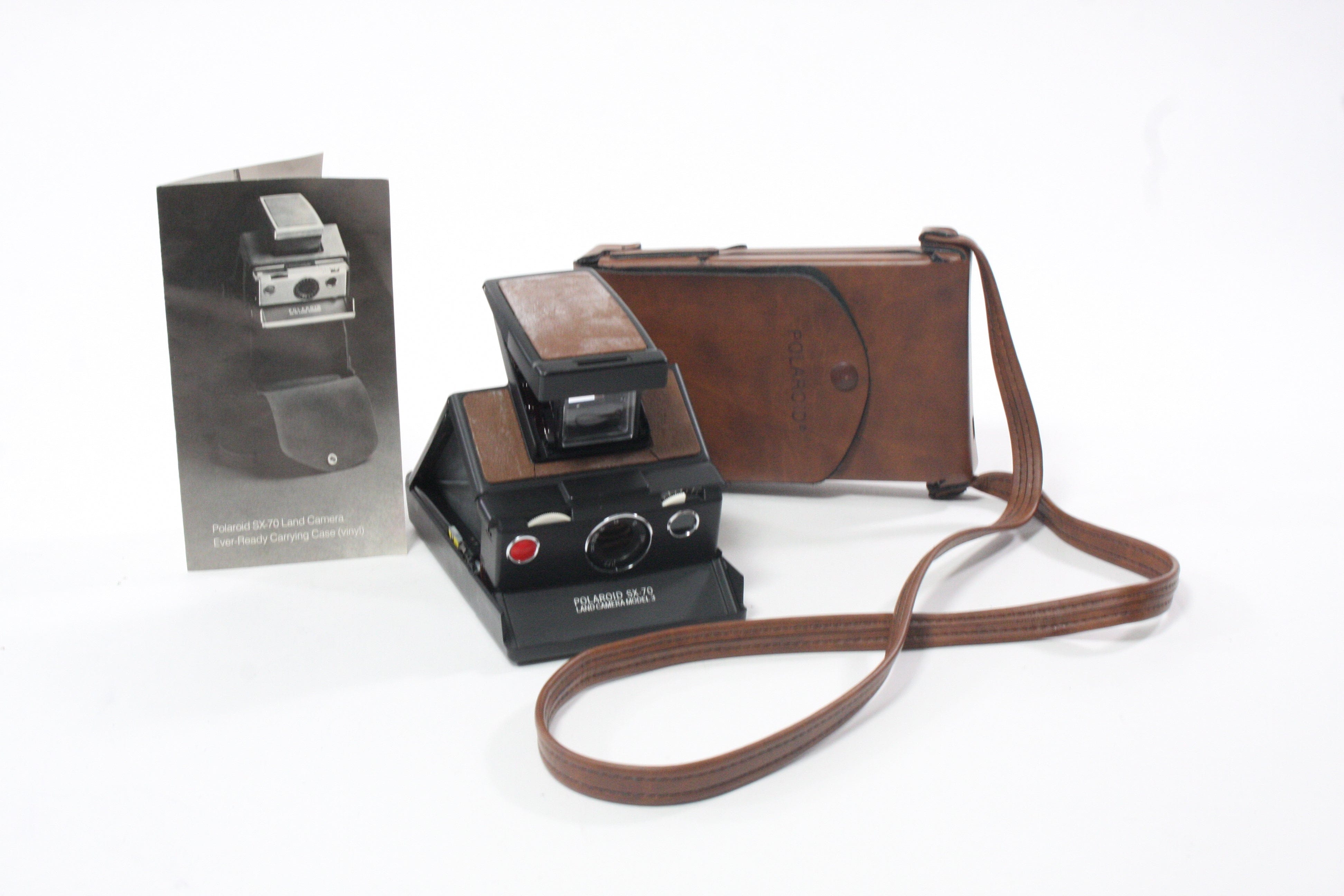 Polaroid SX-70 Land Camera Model 3 with Ever-Ready Case