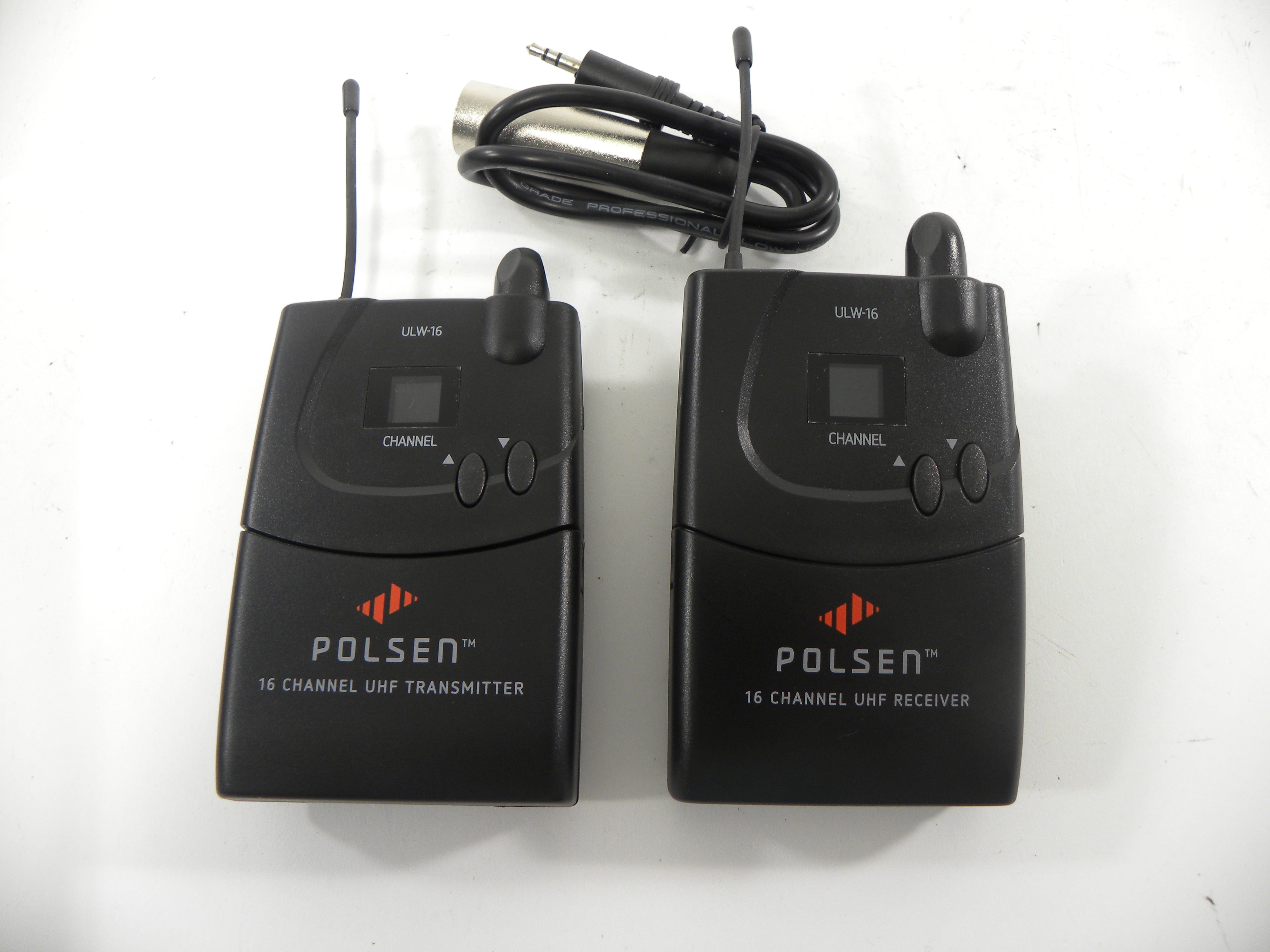 Polsen ULW-16  Transmitter & Receiver 16 Channel