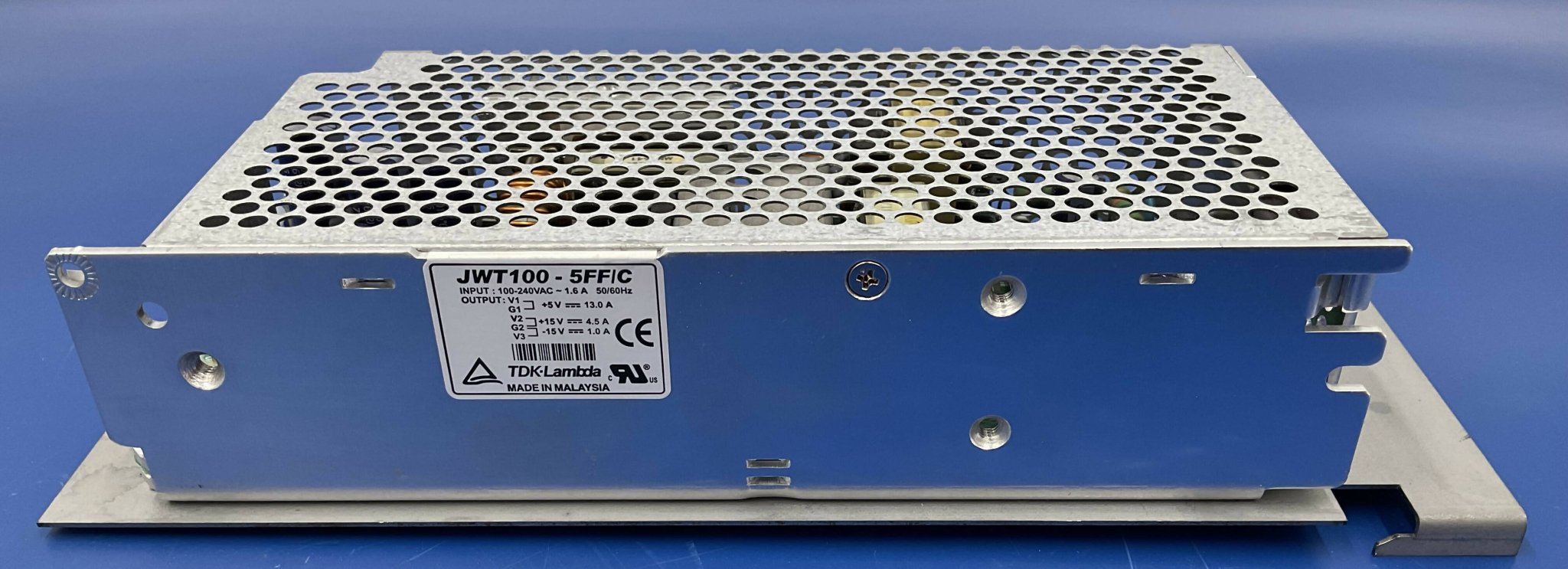 TDK-Lambda JWT100-5FF/C - 100W Multi-Output Power Supply Front View | Alo Tech Solutions