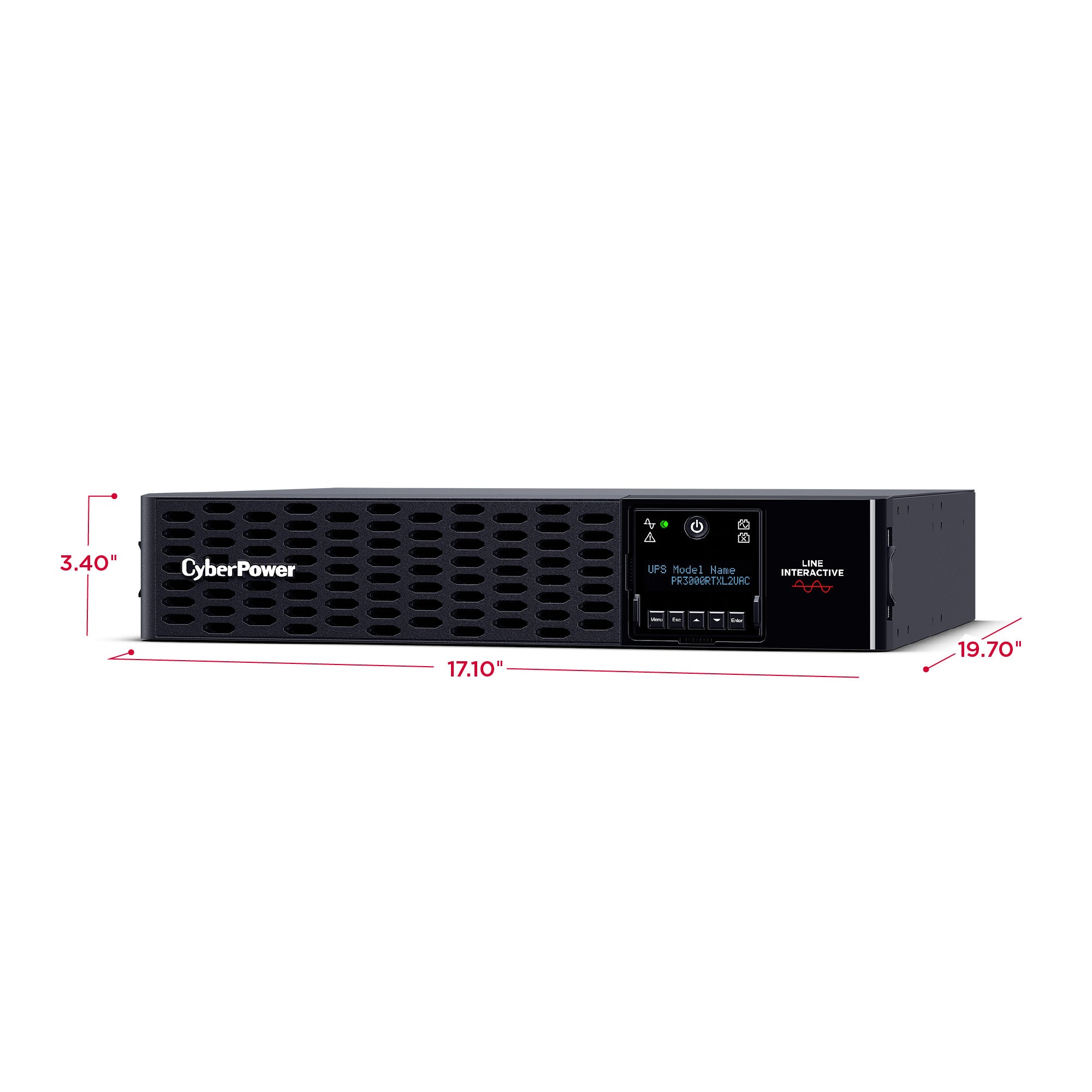 CyberPower PR3000RTXL2UCN Smart App Sinewave