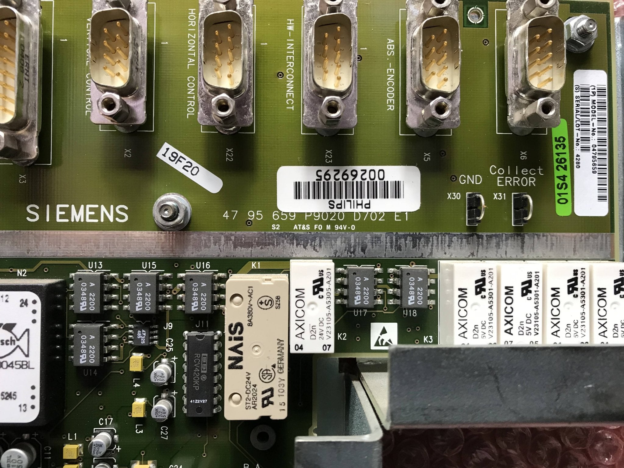 PTV Board (04795659 D702 E1 Siemens CT