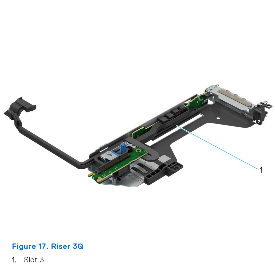 Riser 3Q LP Gen5 1x16 (R3Q) | Dell PowerEdge R660