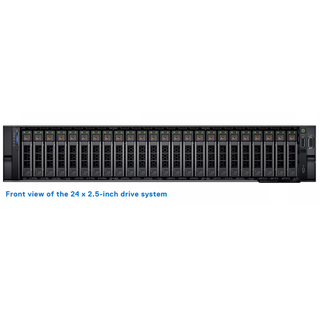 24x 2.5" NVMe Rack Chassis | Refurbished Dell PowerEdge R740xd