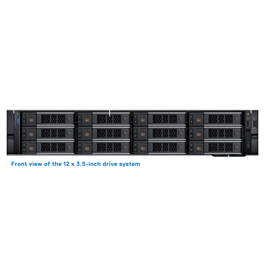 YXPJX — 12x 3.5" (SAS/SATA) Chassis | Refurbished Dell PowerEdge R750