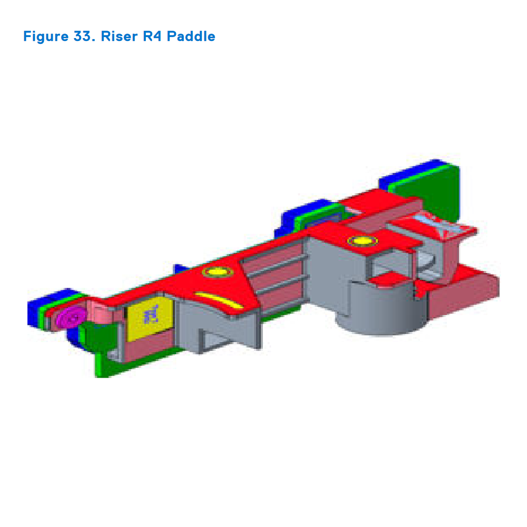 Dell PowerEdge 2U Riser 4D Paddle Card