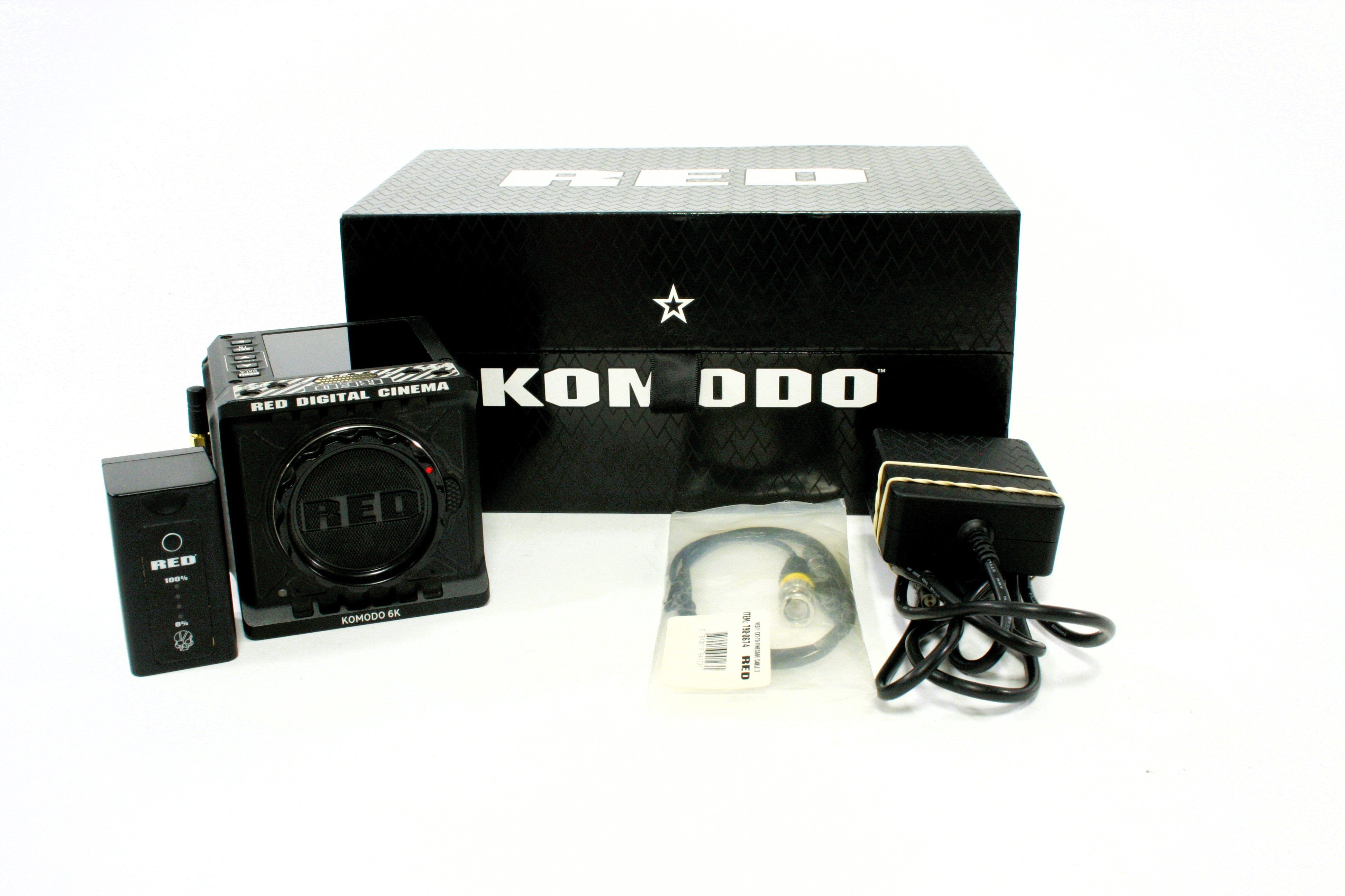 Red Komodo 6K Digital Cinema Camera Body. Hour Count ONLY 24.5!