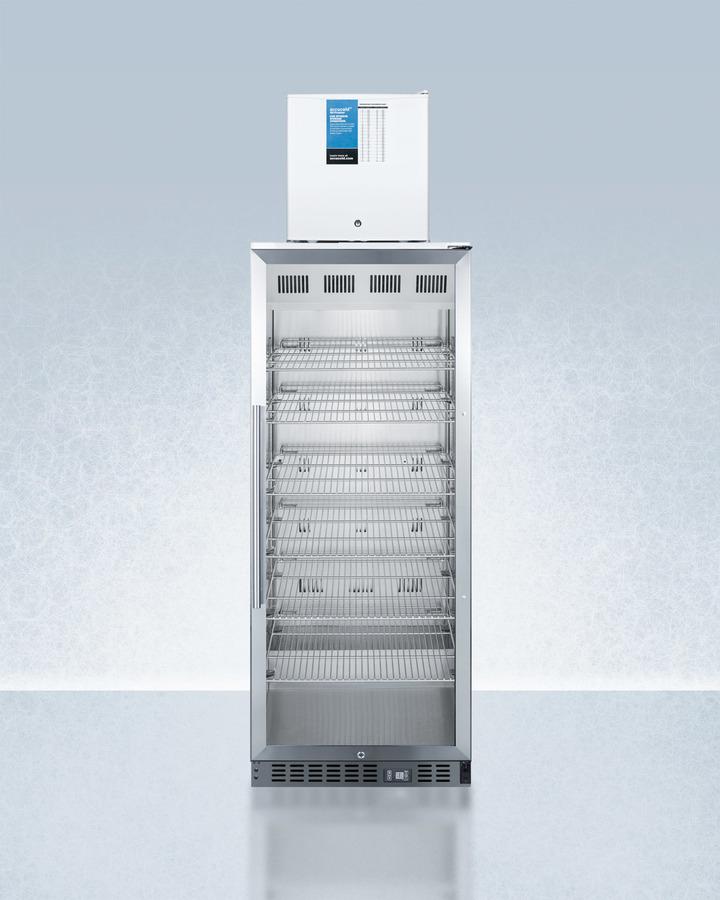 Accucold ACR1151-FS24LSTACKPRO 24" Wide All-Refrigerator/All-Freezer Combination