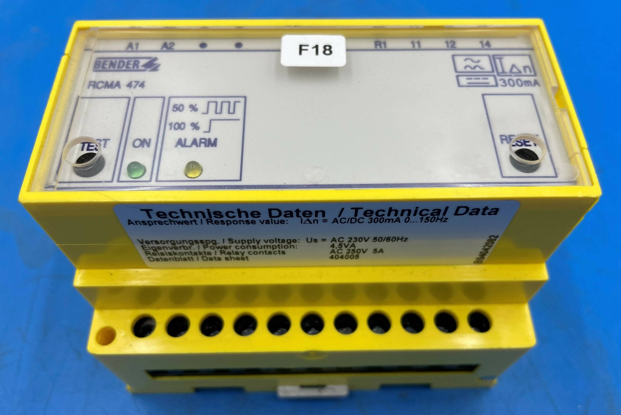 Residual Current Monitor F18 (10161694/RCMA474 Siemens