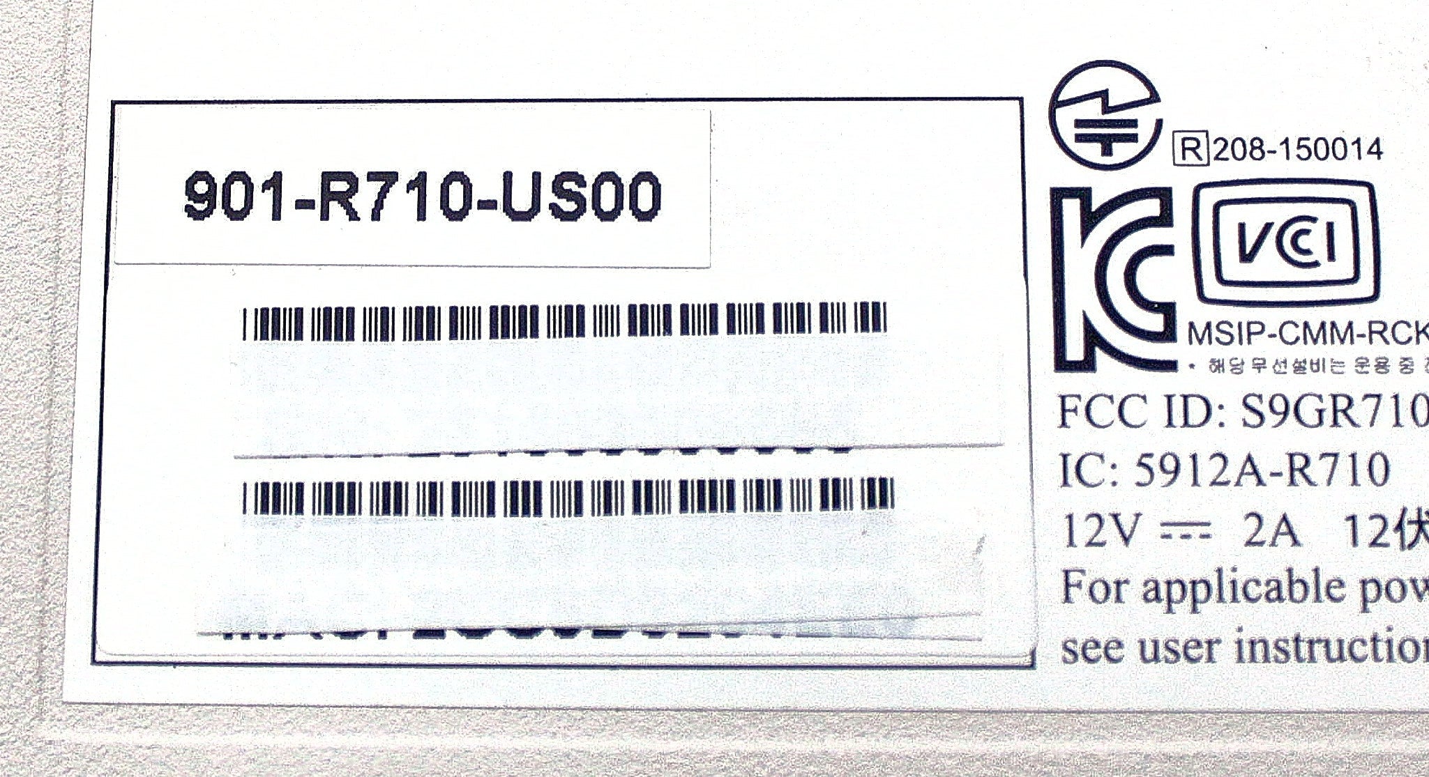RUCKUS 901-R710-US00 R710 DUAL-BAND WAVE 2 802.11AC