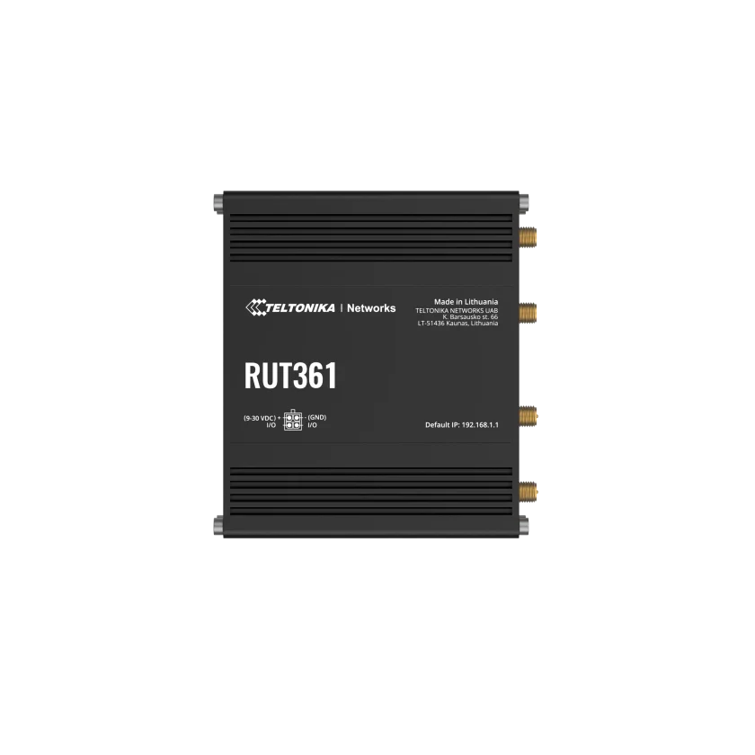 Teltonika RUT361 Industrial Cat 6 LTE Router (RUT361200800