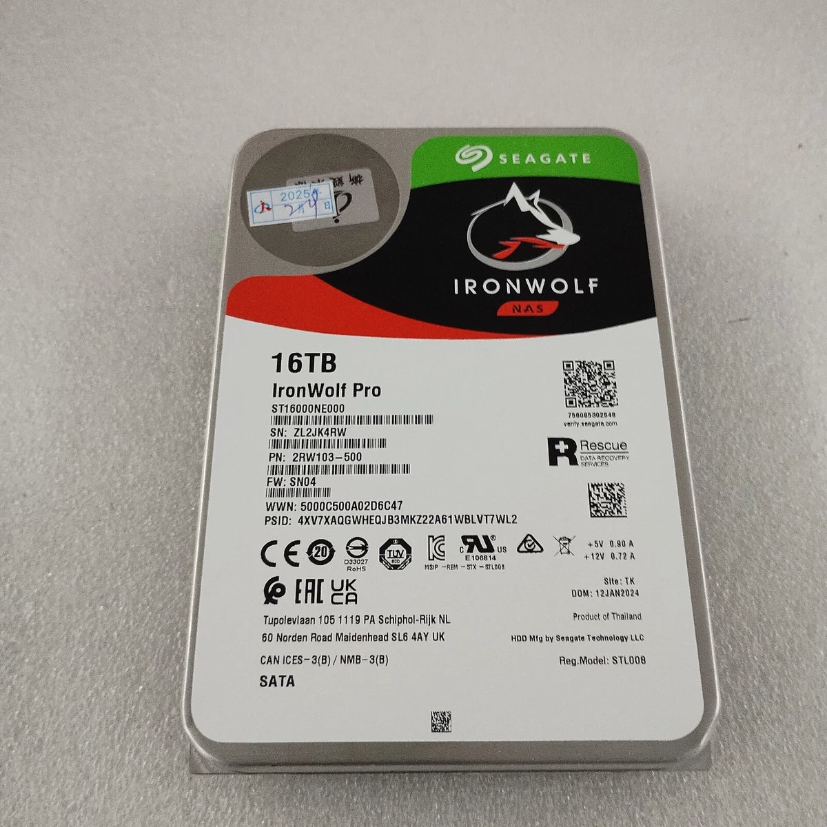 Seagate IronWolf Pro 10TB/12TB/14TB/16TB 7200RPM 256MB 6Gb/s 3.5" SATA3 HDD
