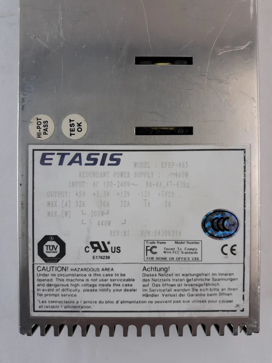 Etasis EFRP-465 Redundant Power Supply