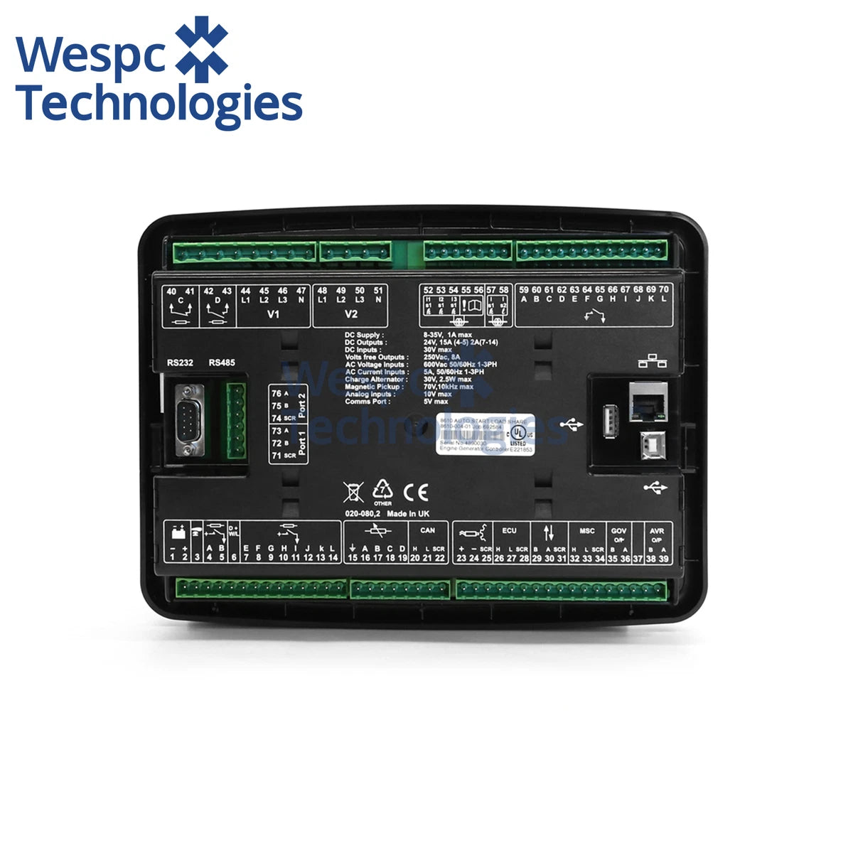 Original DSE8610 MKII Synchronising Load Sharing Auto Start Control Module