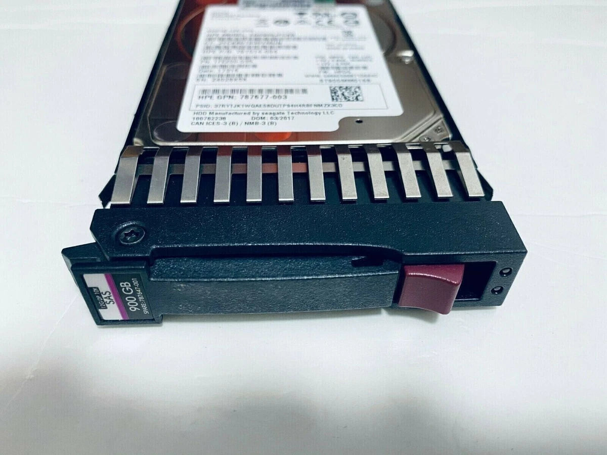 NEW HP 787647-001 MSA J9F47A 900GB SAS 10K 2.5in 12G SFF ENT HDD Hard Drive