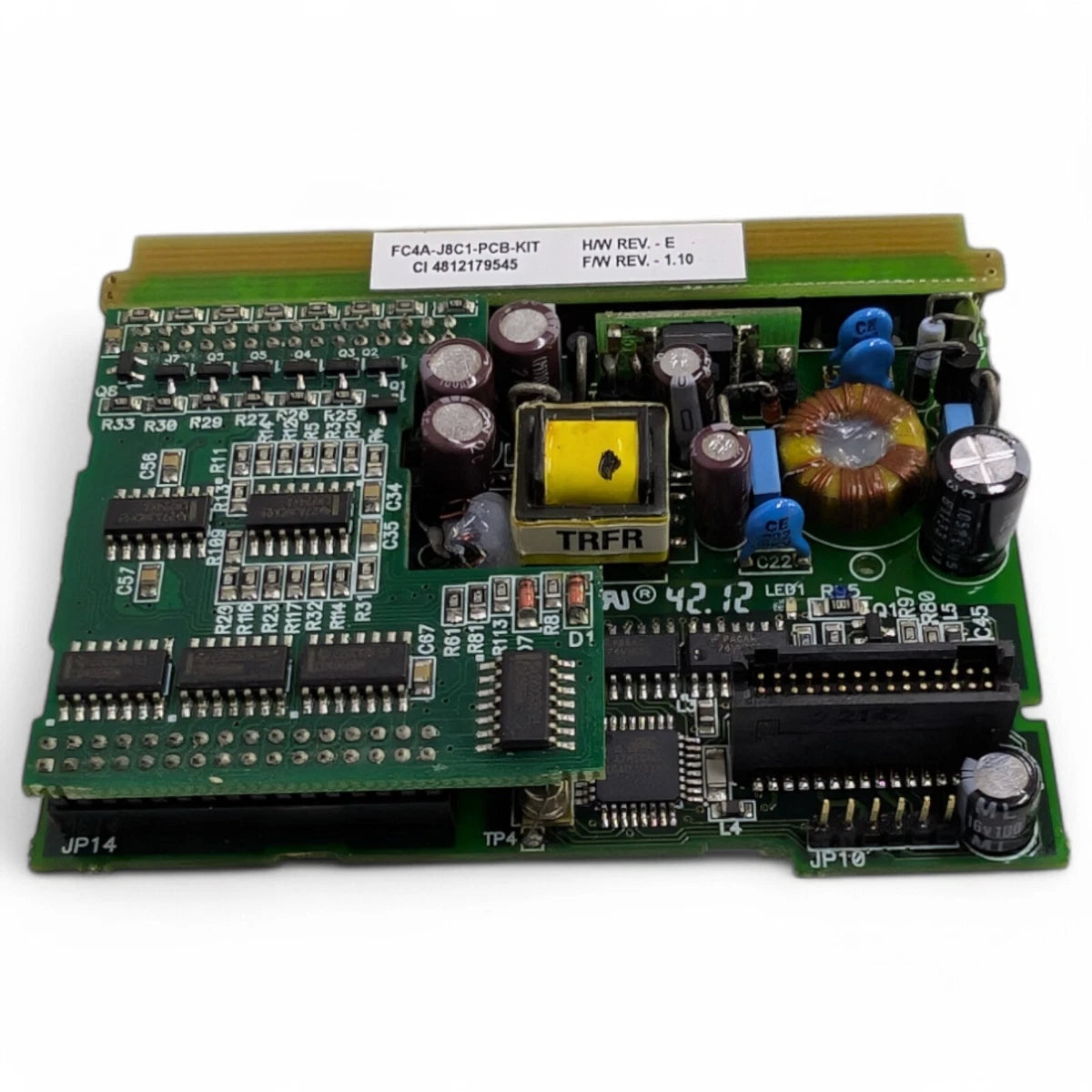 FCAA-J8C1-PCB-KIT Circuit Board HW Rev E, FW Rev 1.10 Power Supply/Control Mod