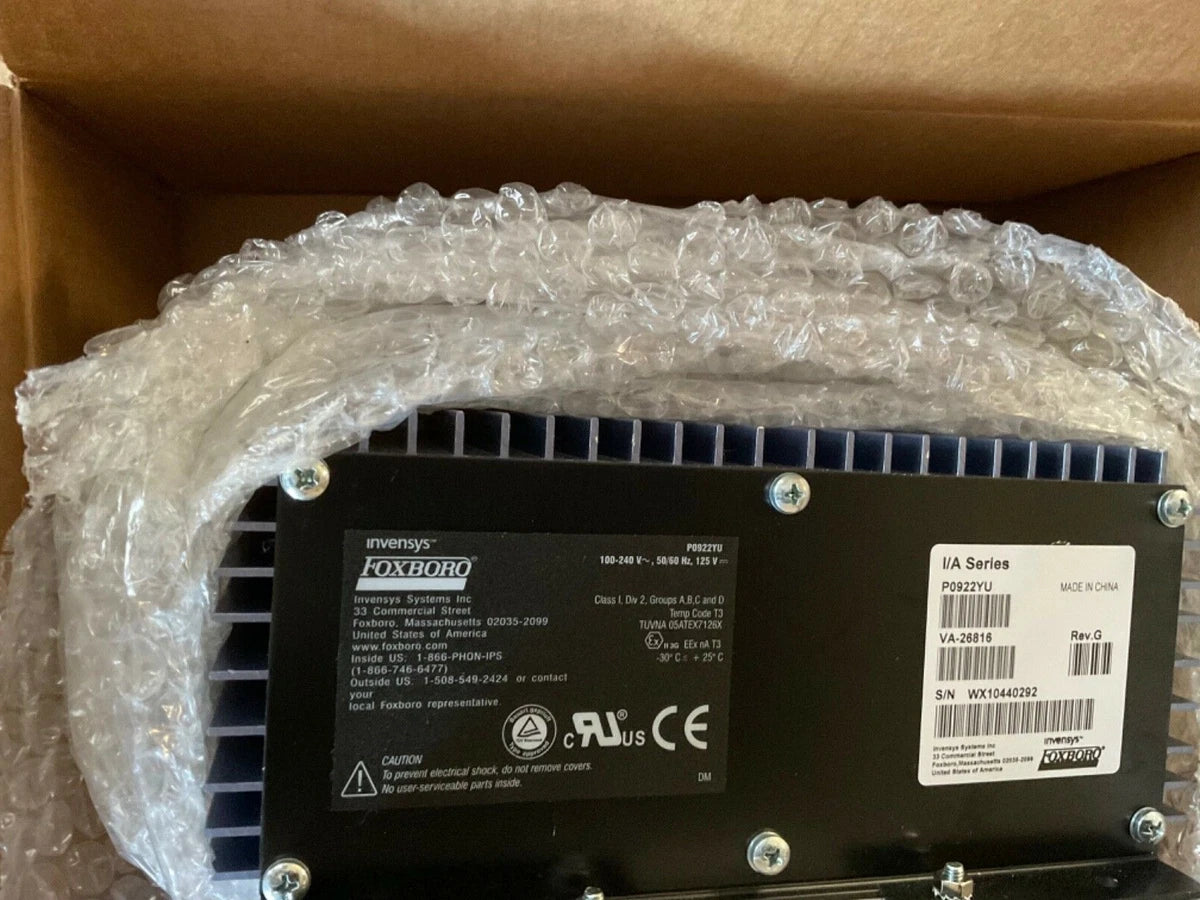 INVENSYS FOXBORO P0922YU (FPS40024 POWER SUPPLY I/A SERIES