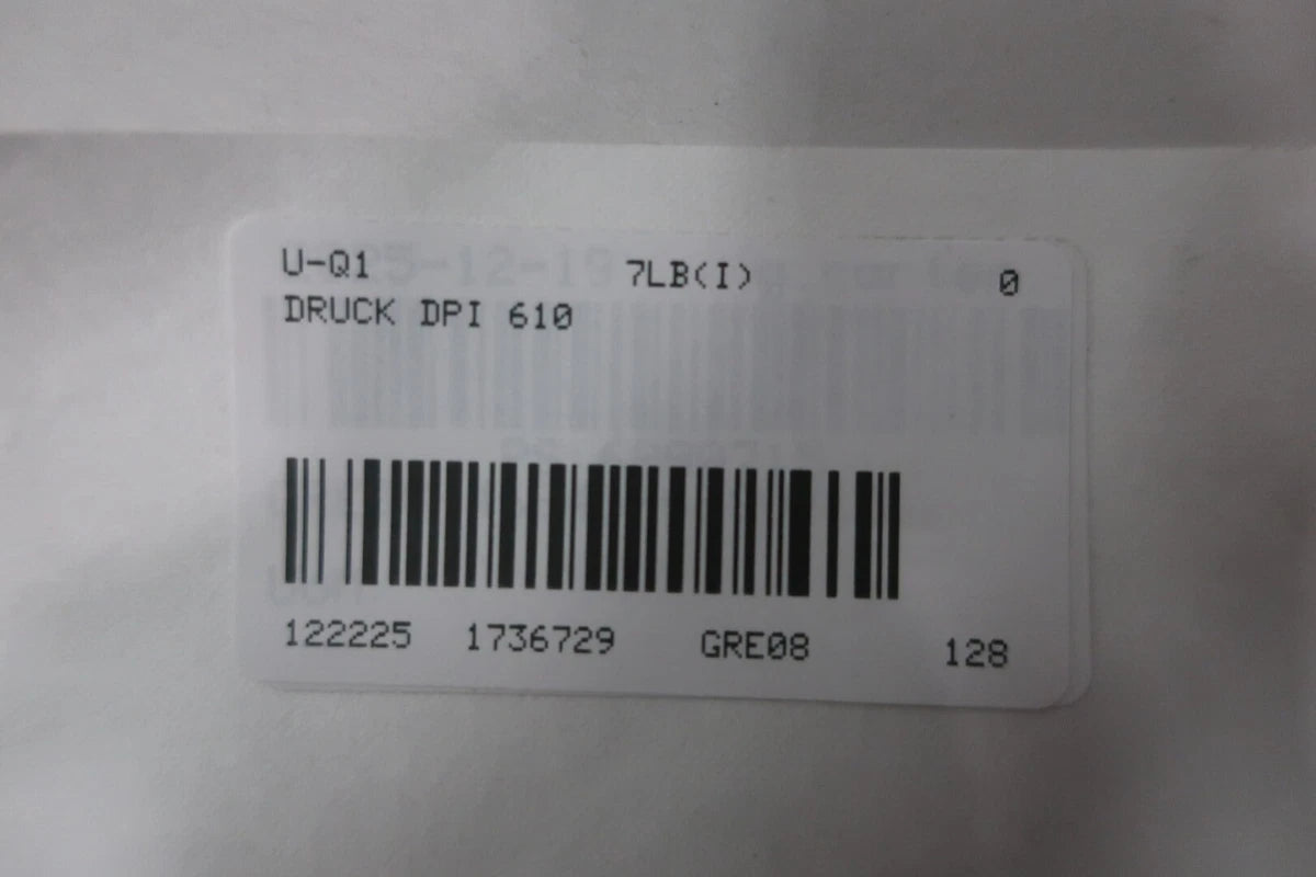 Druck DPI 610 Portable Pressure Calibrator 300 Psig