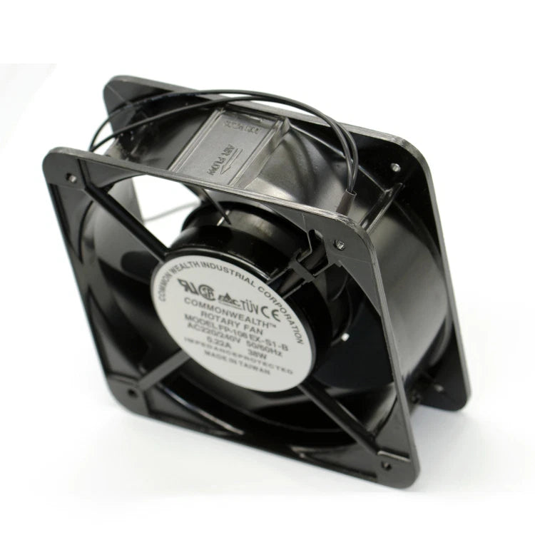 Commonwealth FP-108EX-S1-B Rotary Cooling Fan AC220/240V 50/60HZ 0.22A 38W 150mm